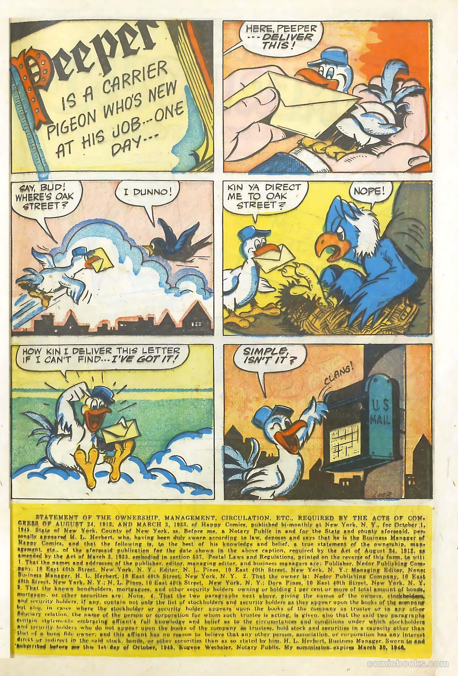 Happy Comics #12 (1946) — page 35 of 52
