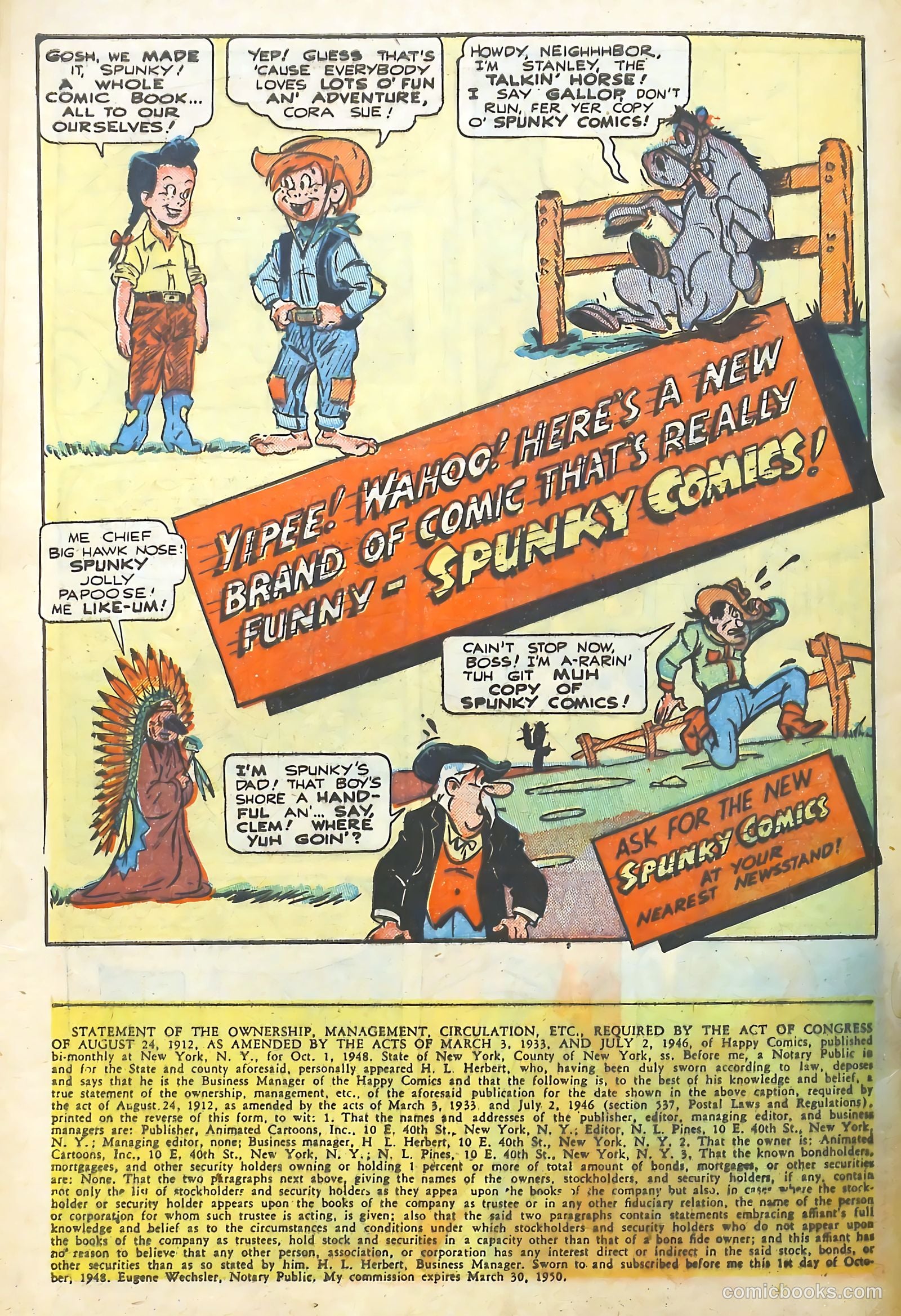 Happy Comics #30 (1949) — page 42 of 52