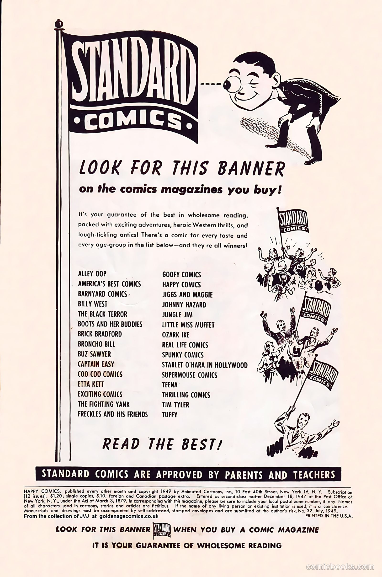 Happy Comics #32 (1949) — page 2 of 36