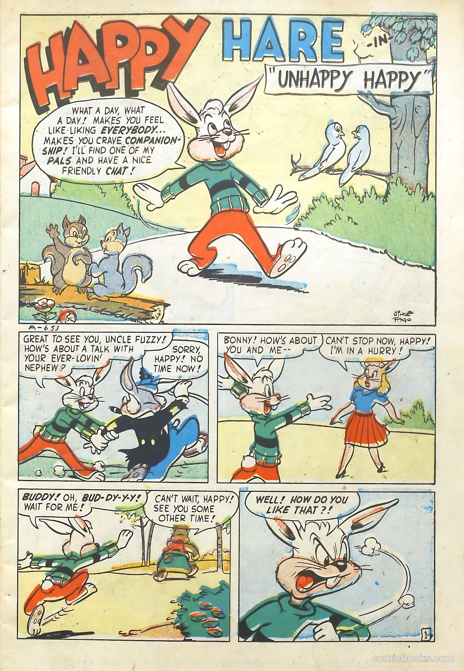 Happy Comics #34 (1949) — page 3 of 36