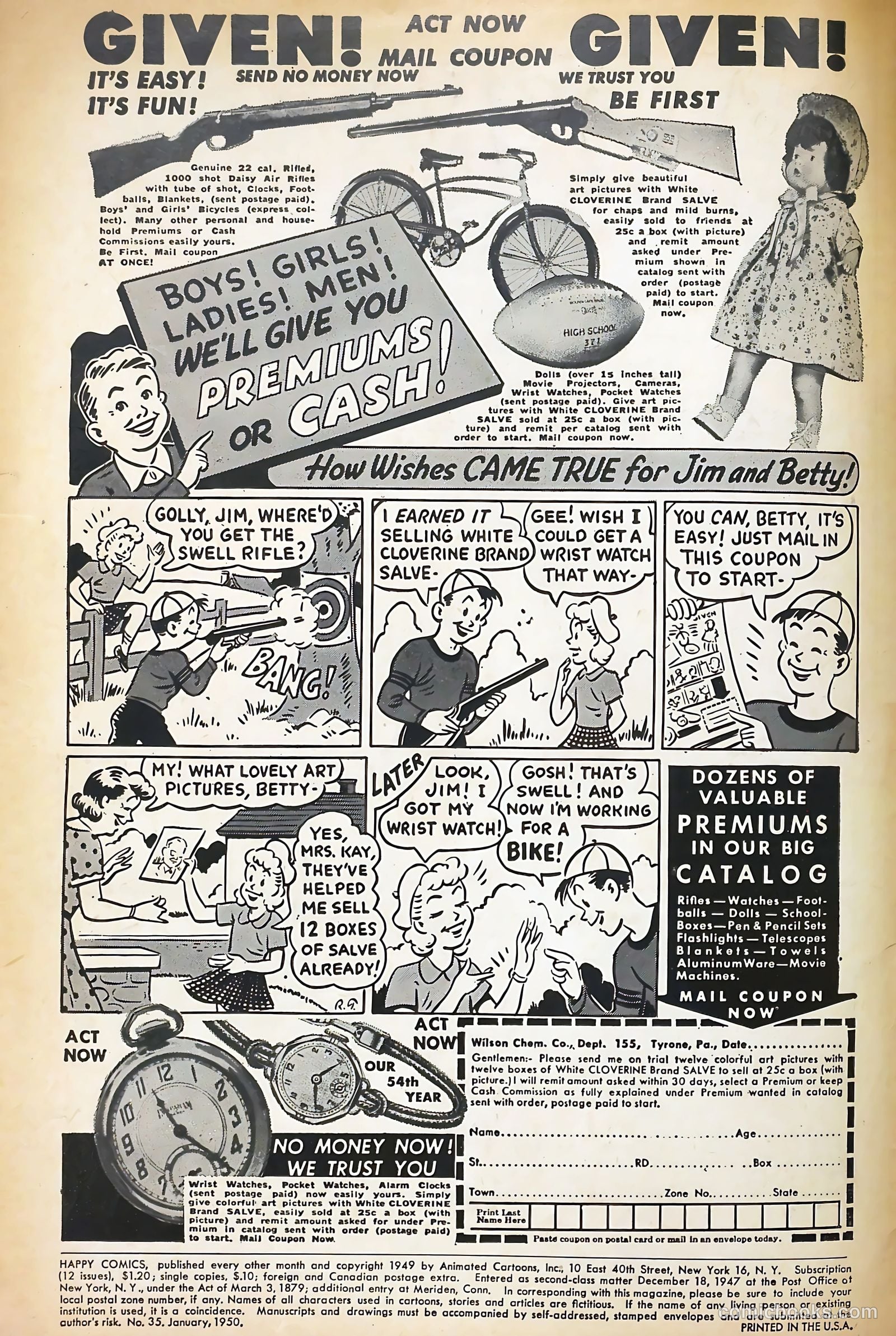 Happy Comics #35 (1950) — page 2 of 36