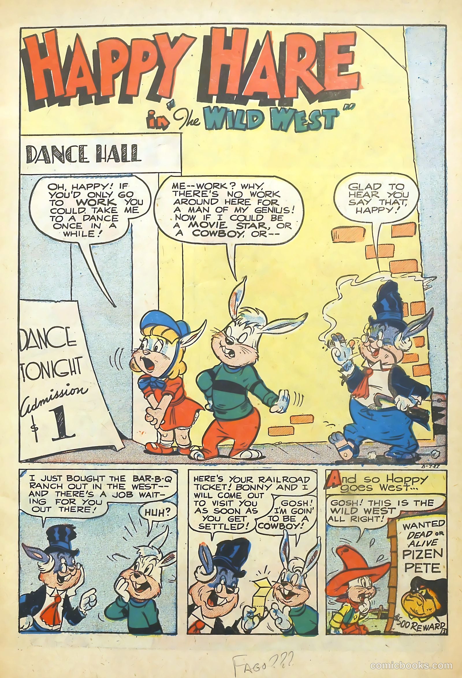 Happy Comics #35 (1950) — page 3 of 36