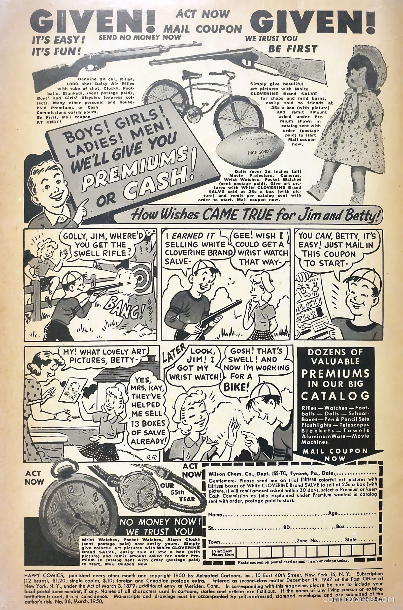 Happy Comics #36 (1950) — page 2 of 36