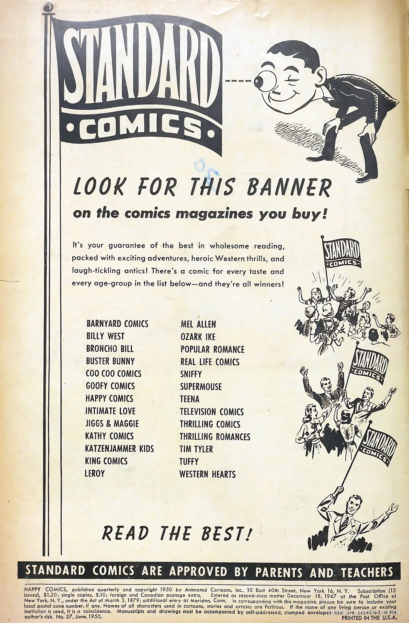 Happy Comics #37 (1950) — page 2 of 36