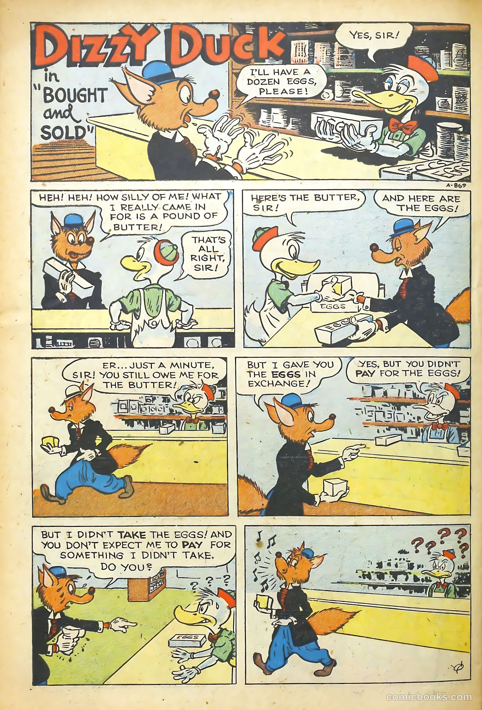Happy Comics #37 (1950) — page 34 of 36