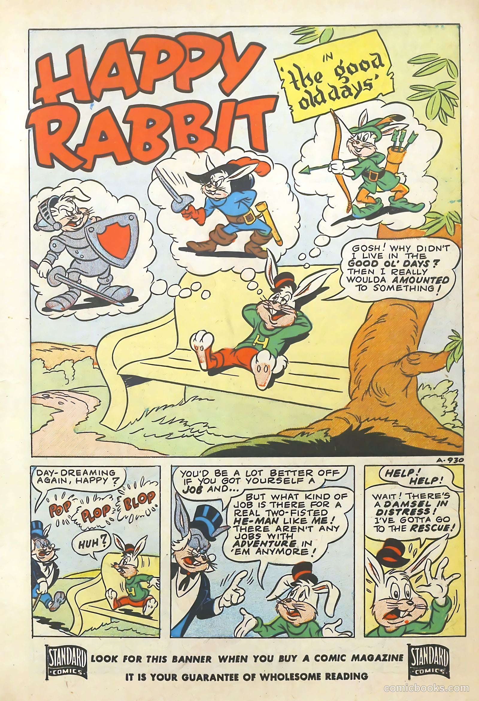 Happy Comics #38 (1950) — page 3 of 36