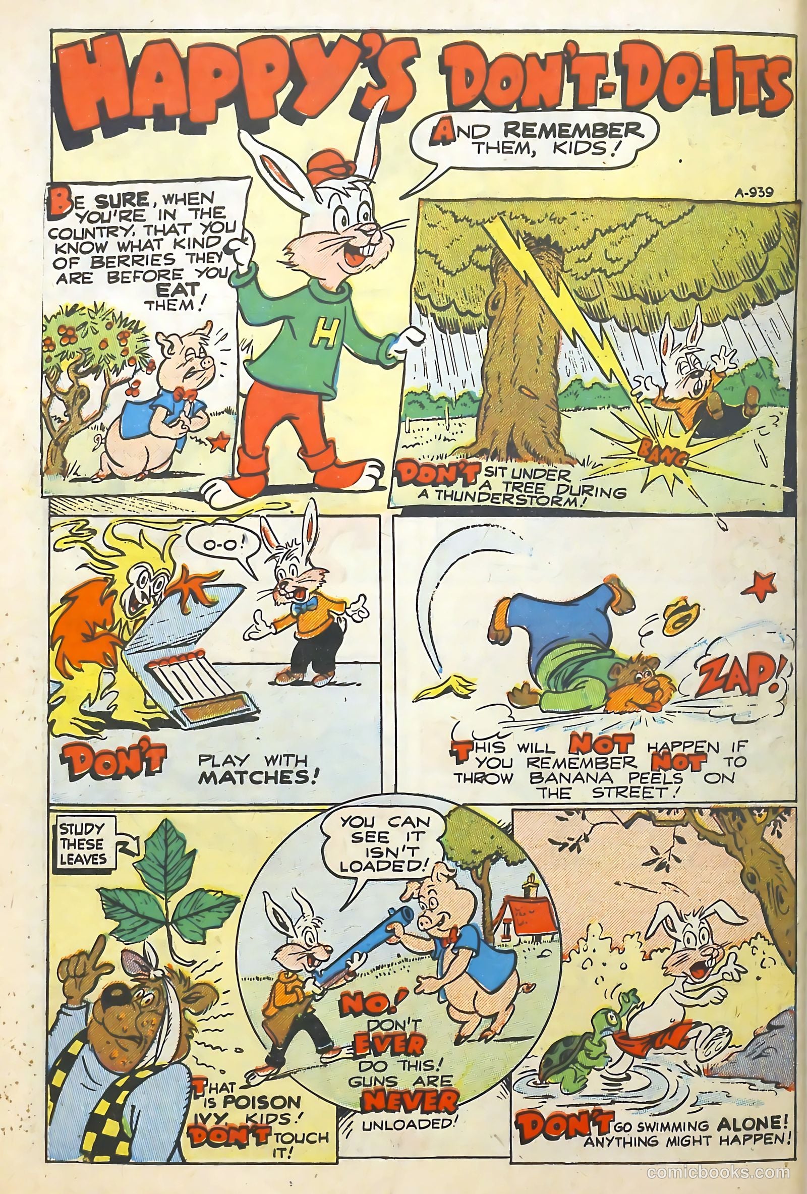 Happy Comics #38 (1950) — page 34 of 36
