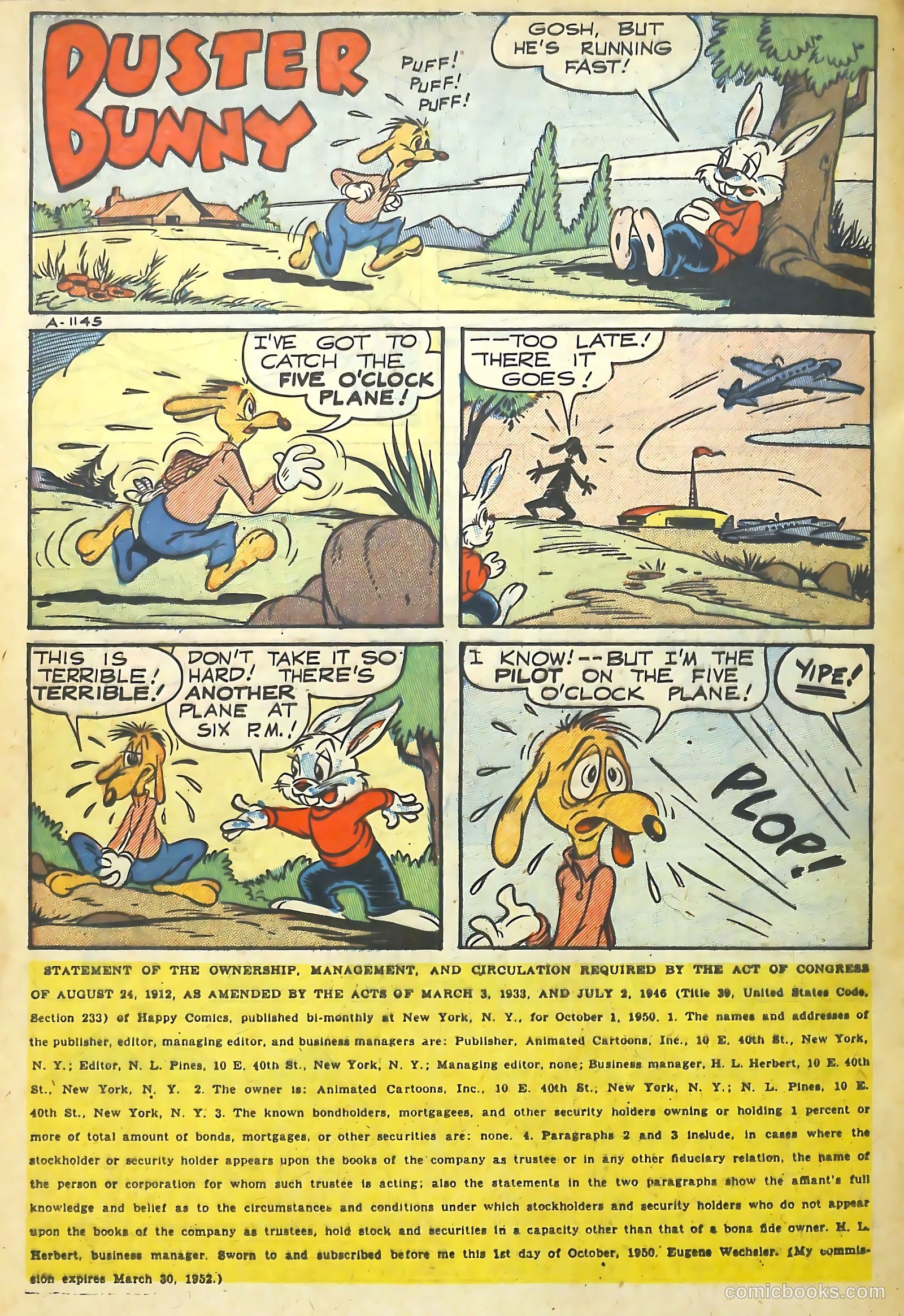 Happy Rabbit #41 (1951) — page 20 of 36