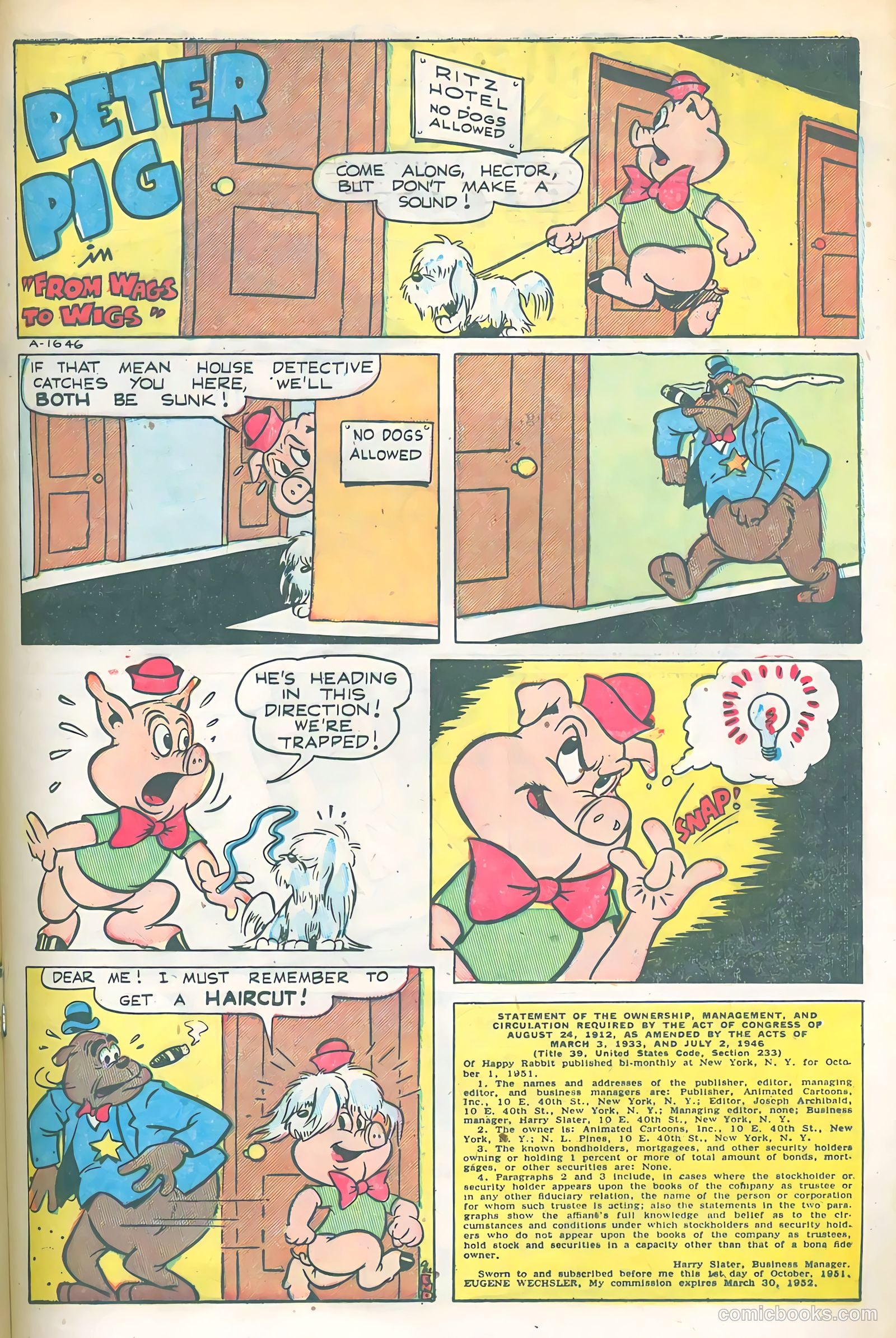 Happy Rabbit #47 (1952) — page 21 of 36