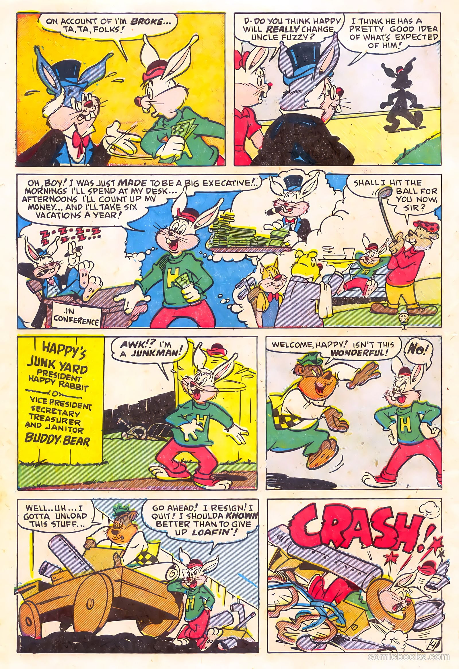 Happy Rabbit #48 (1952) — page 6 of 36