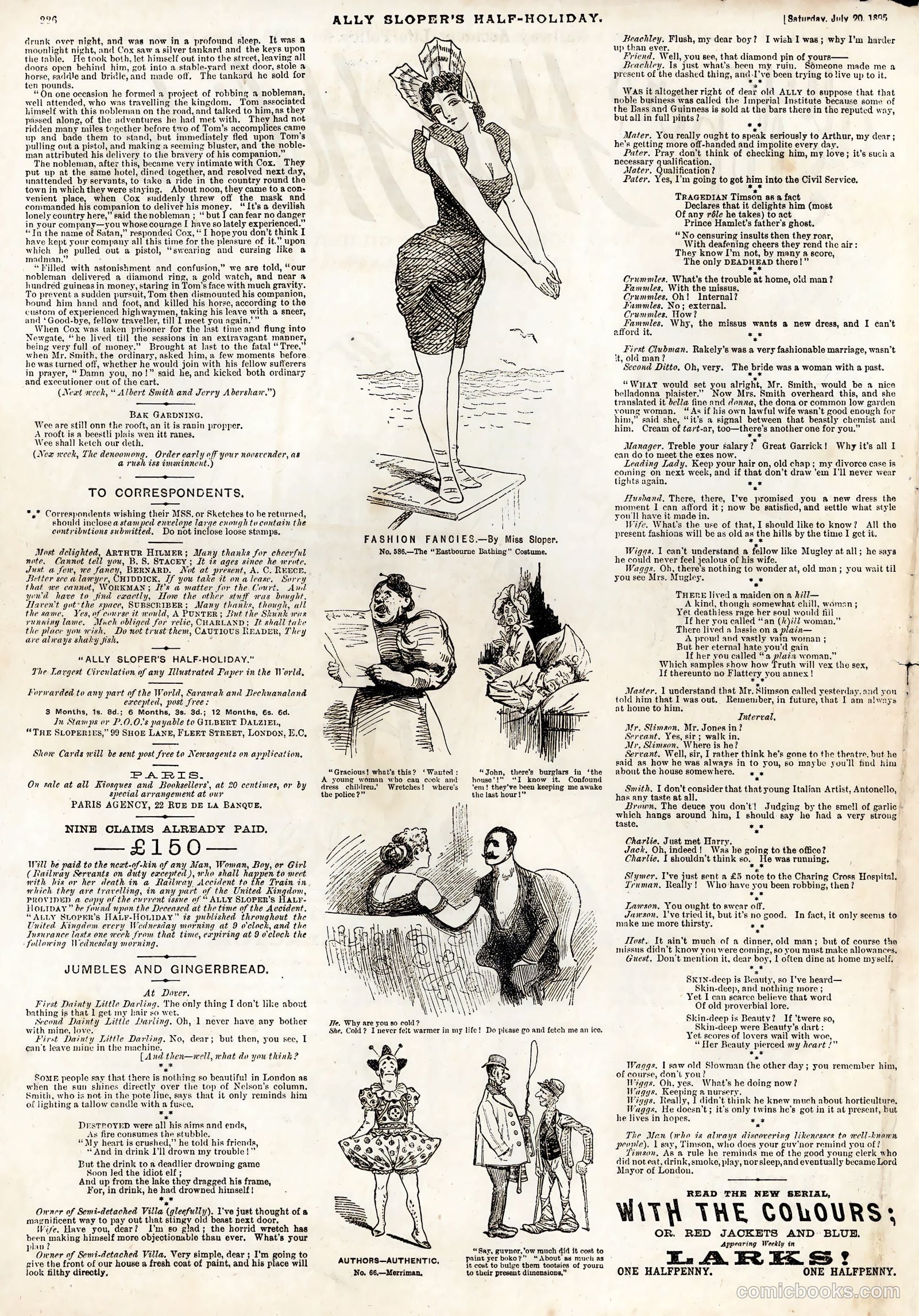 Ally Sloper's Half Holiday #586 (1898) — page 2 of 8
