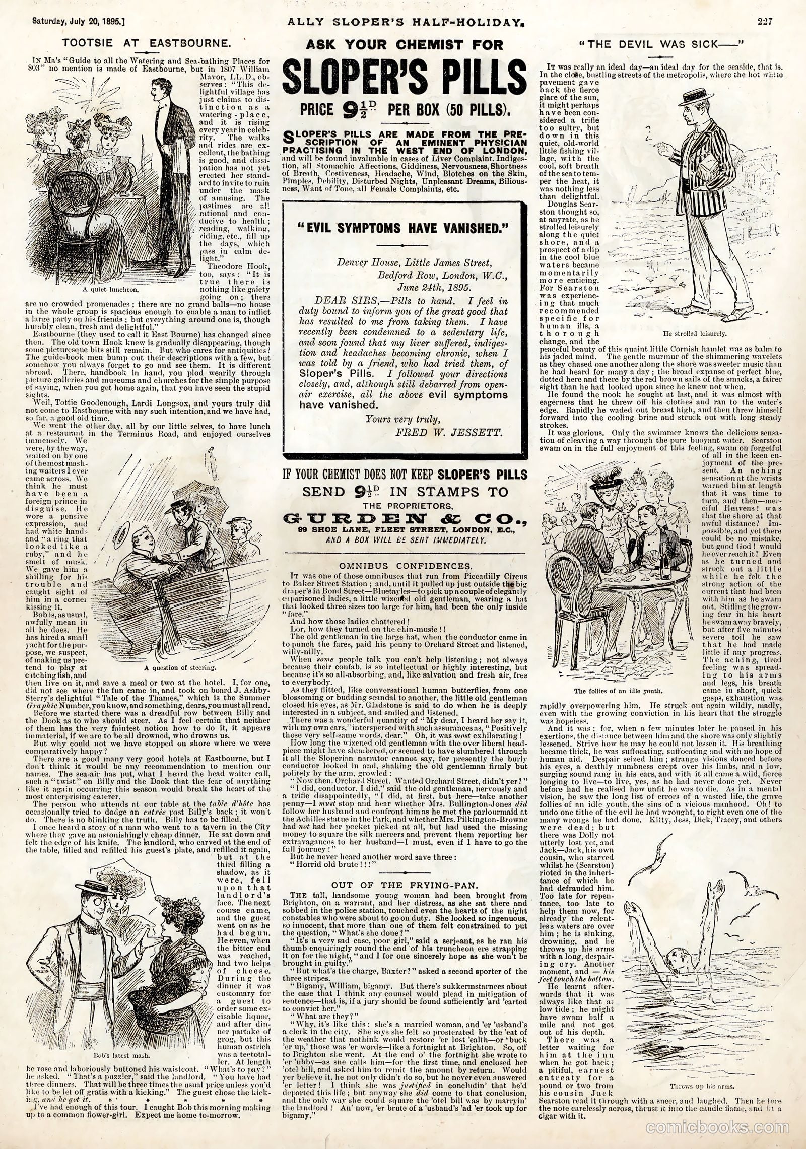 Ally Sloper's Half Holiday #586 (1898) — page 3 of 8