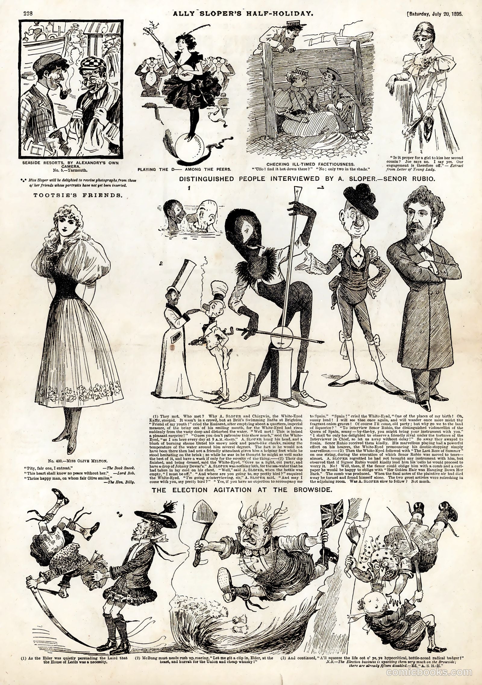 Ally Sloper's Half Holiday #586 (1898) — page 4 of 8