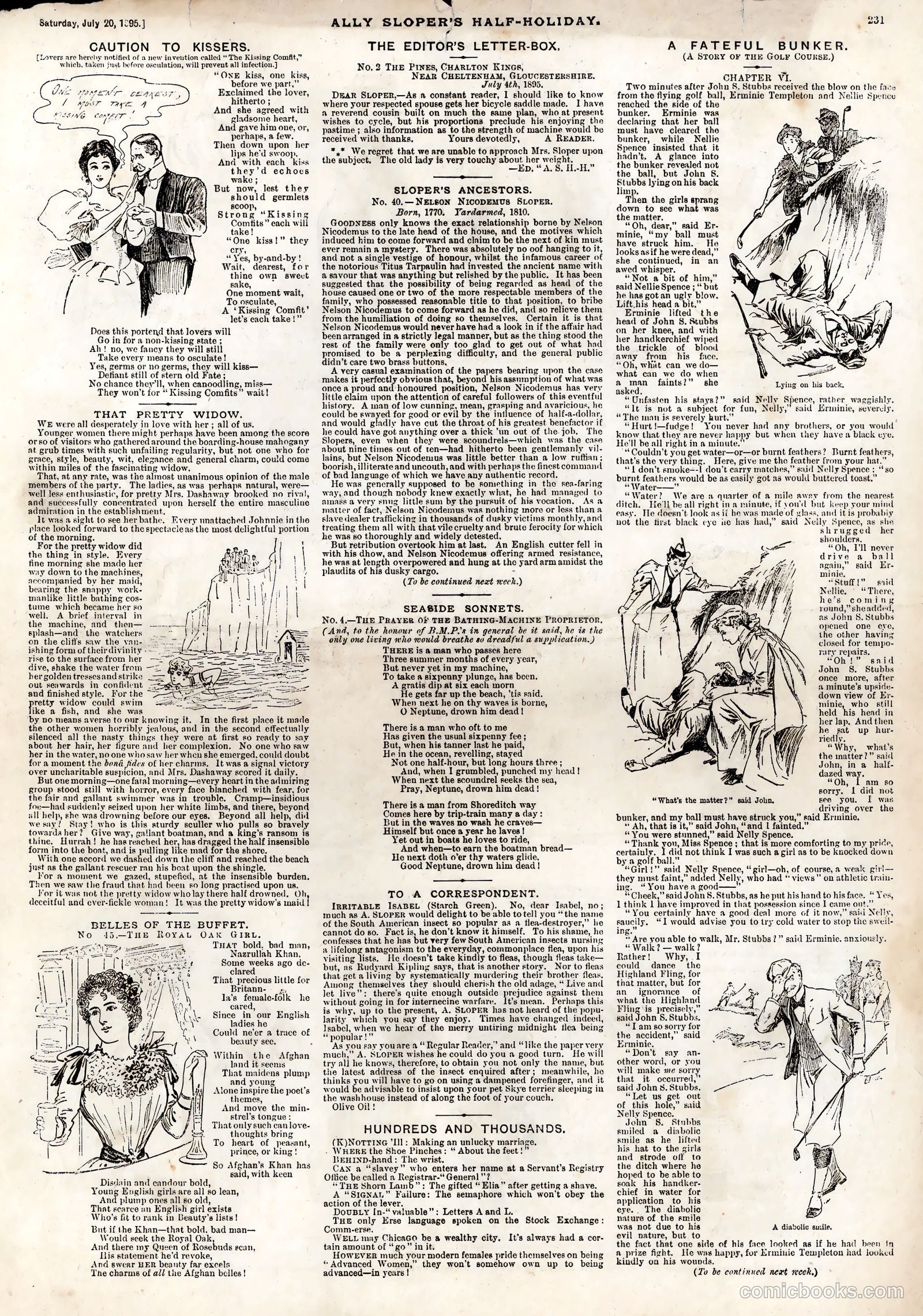 Ally Sloper's Half Holiday #586 (1898) — page 7 of 8