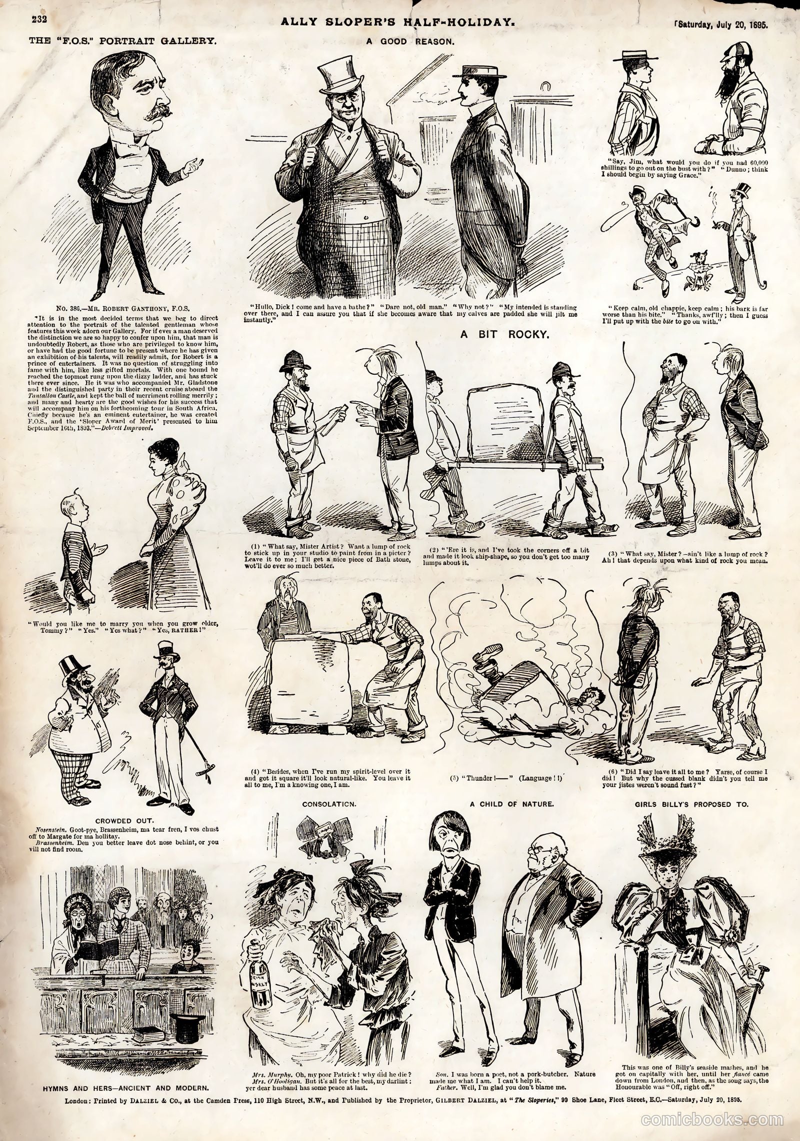 Ally Sloper's Half Holiday #586 (1898) — page 8 of 8