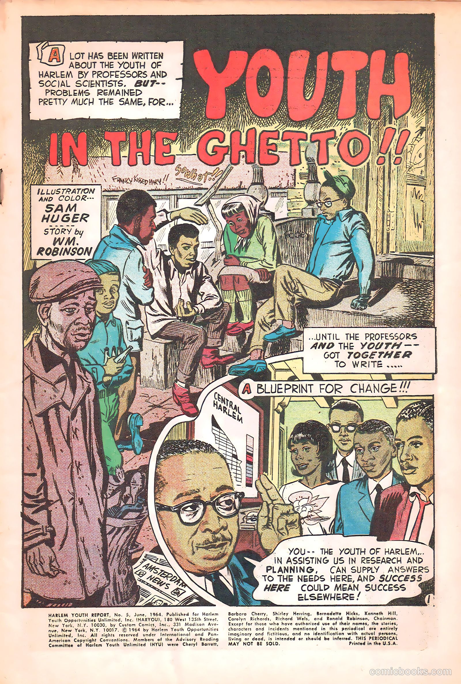 Harlem Youth Report #5 (1964) — page 3 of 36