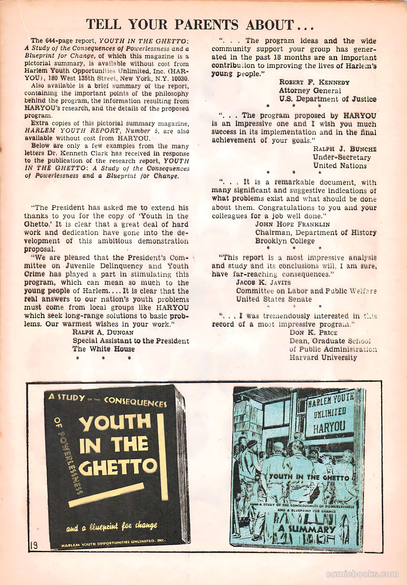 Harlem Youth Report #5 (1964) — page 21 of 36