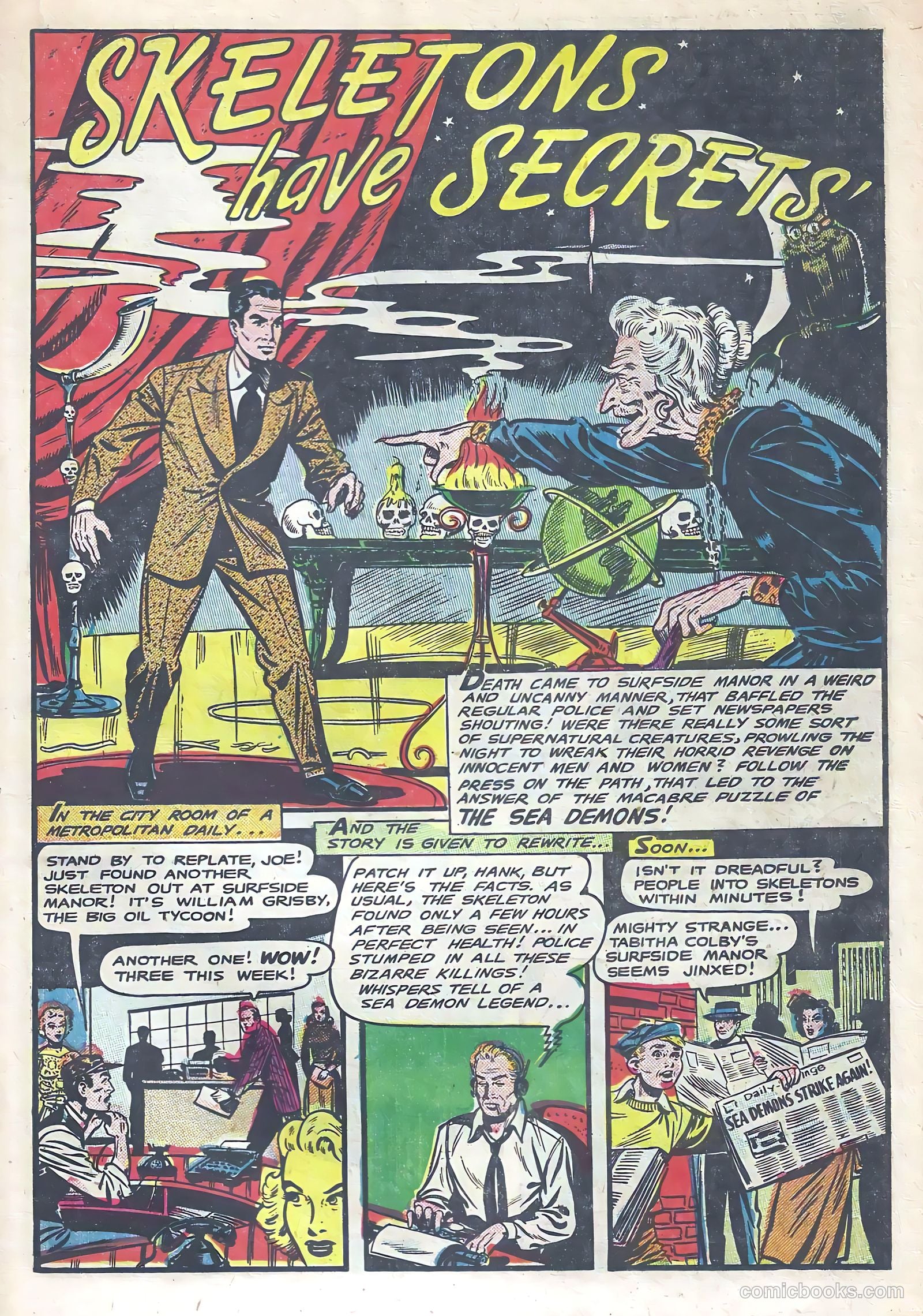 Haunted Thrills #1 (1952) — page 19 of 36