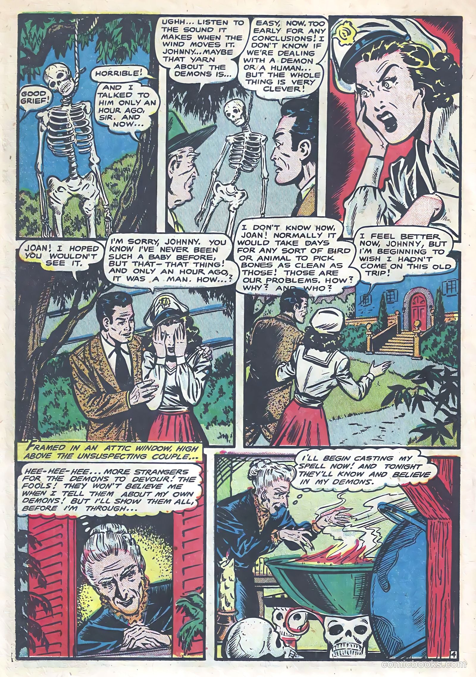 Haunted Thrills #1 (1952) — page 22 of 36