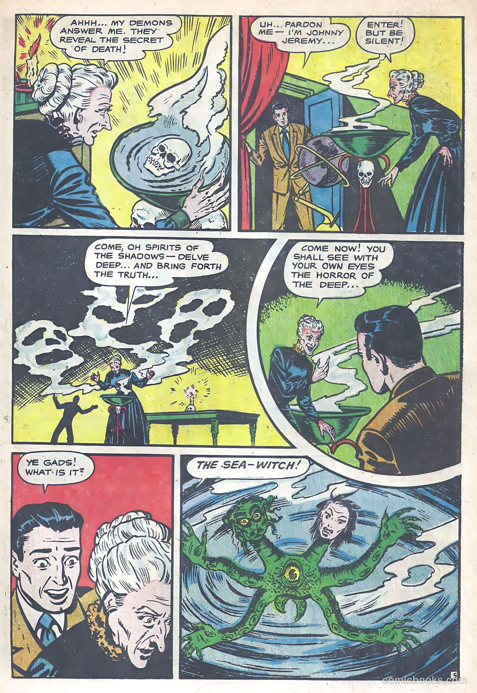 Haunted Thrills #1 (1952) — page 23 of 36