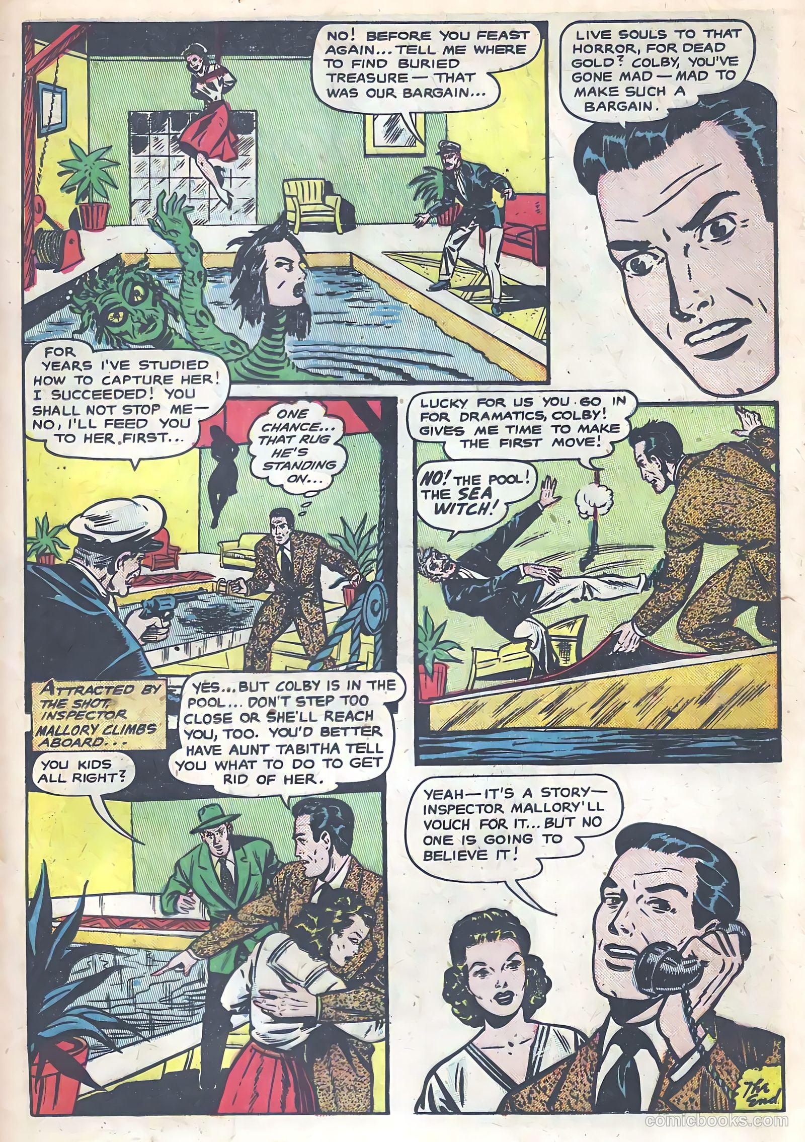 Haunted Thrills #1 (1952) — page 25 of 36