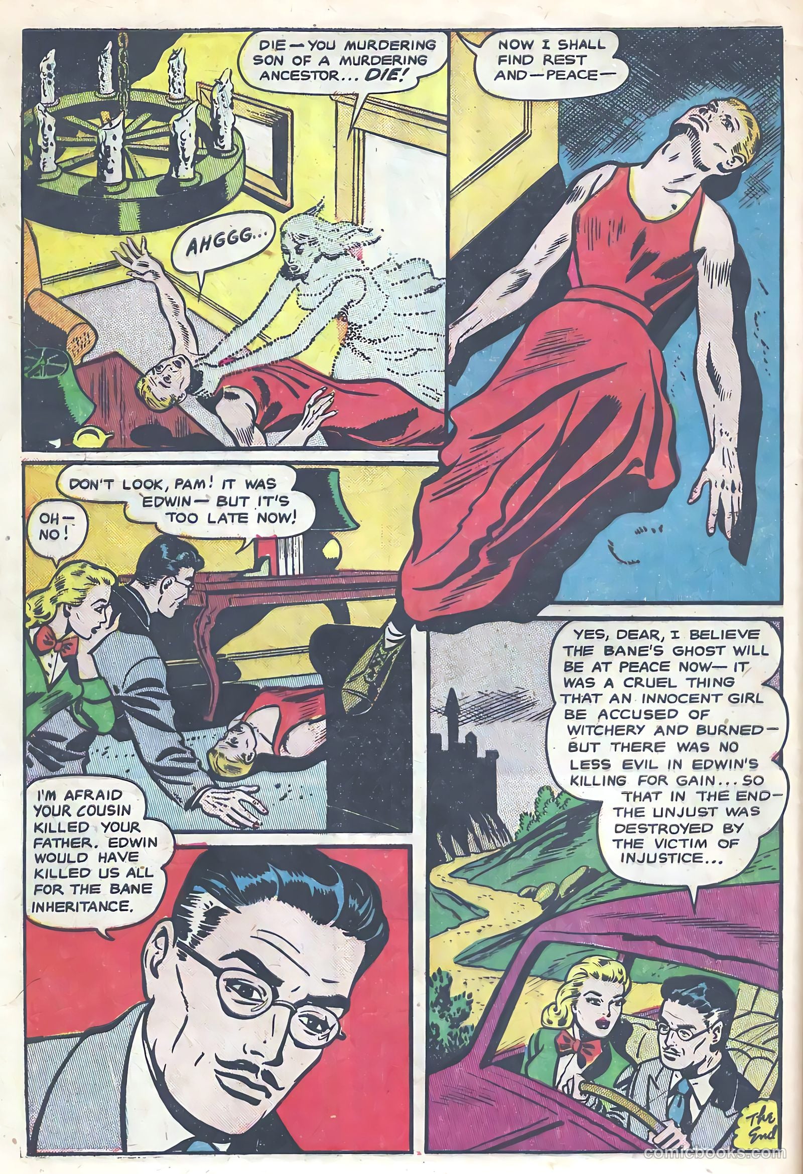 Haunted Thrills #1 (1952) — page 32 of 36