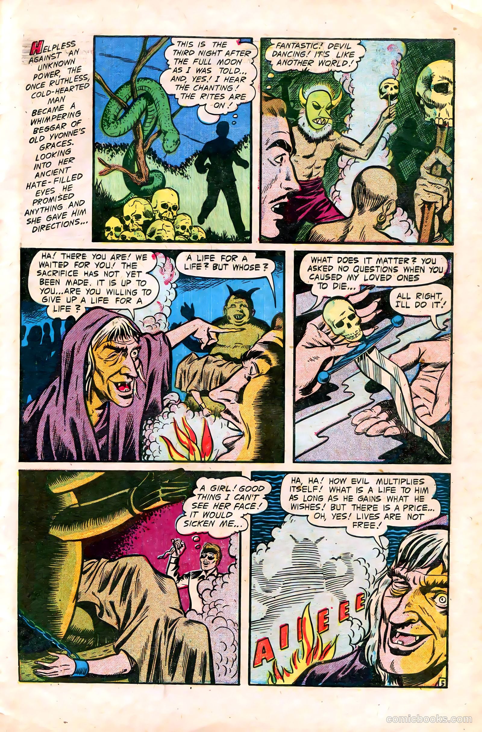 Haunted Thrills #10 (1953) — page 31 of 36