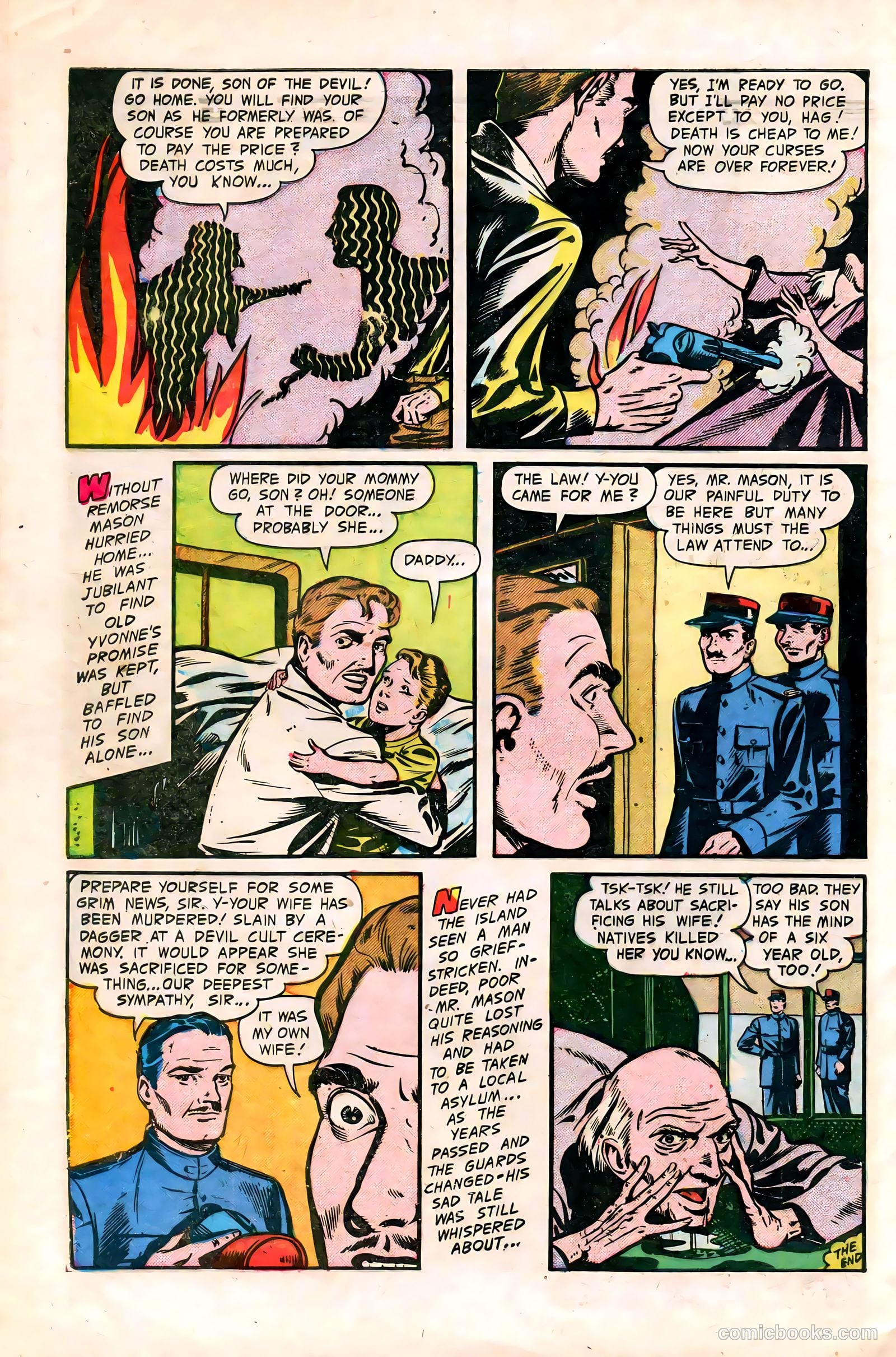 Haunted Thrills #10 (1953) — page 32 of 36