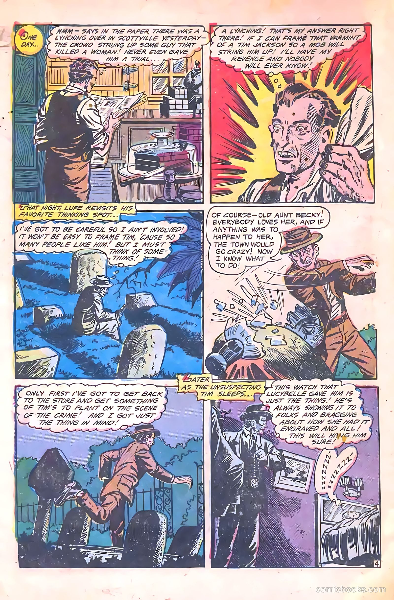 Haunted Thrills #11 (1953) — page 6 of 36
