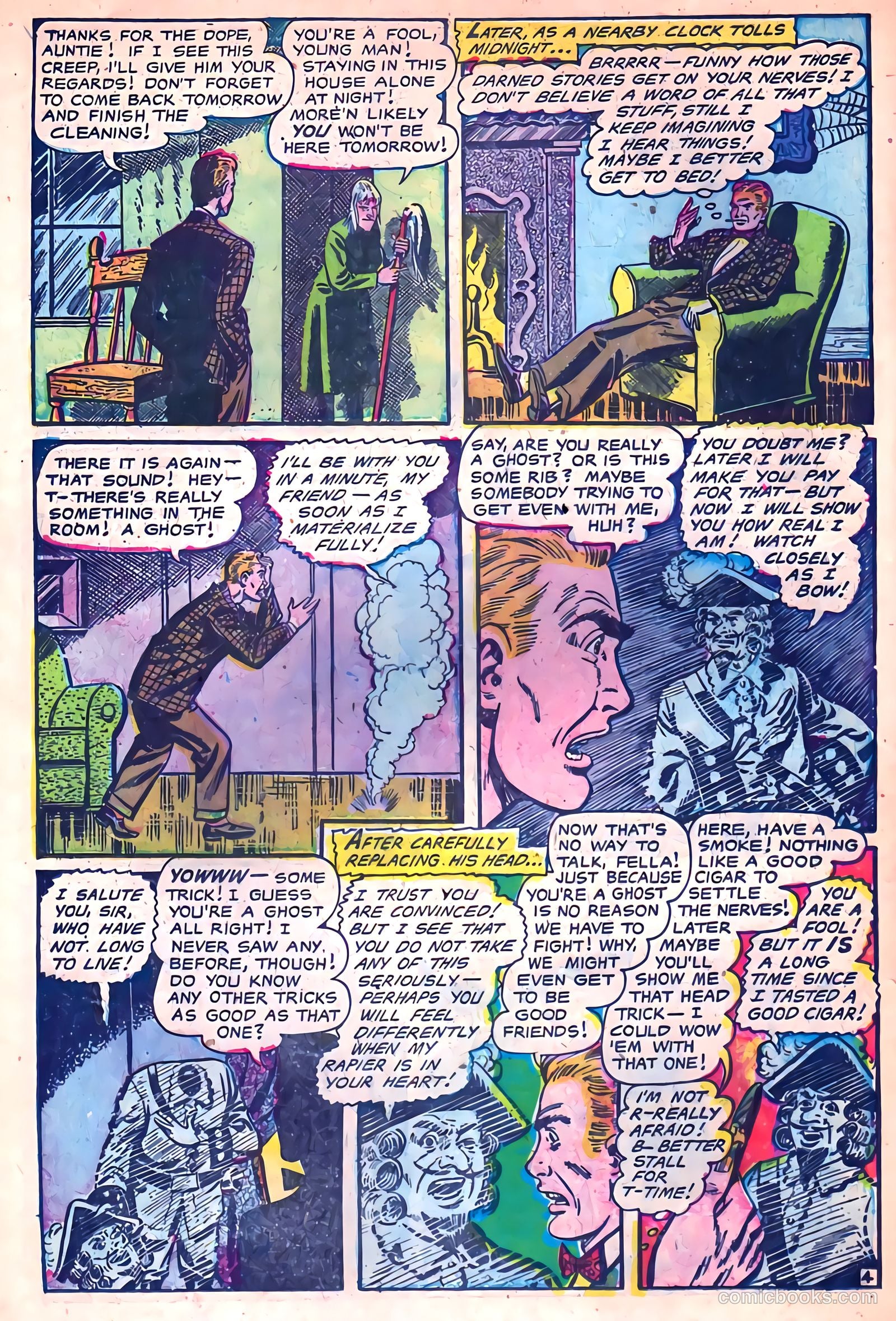 Haunted Thrills #12 (1953) — page 22 of 36