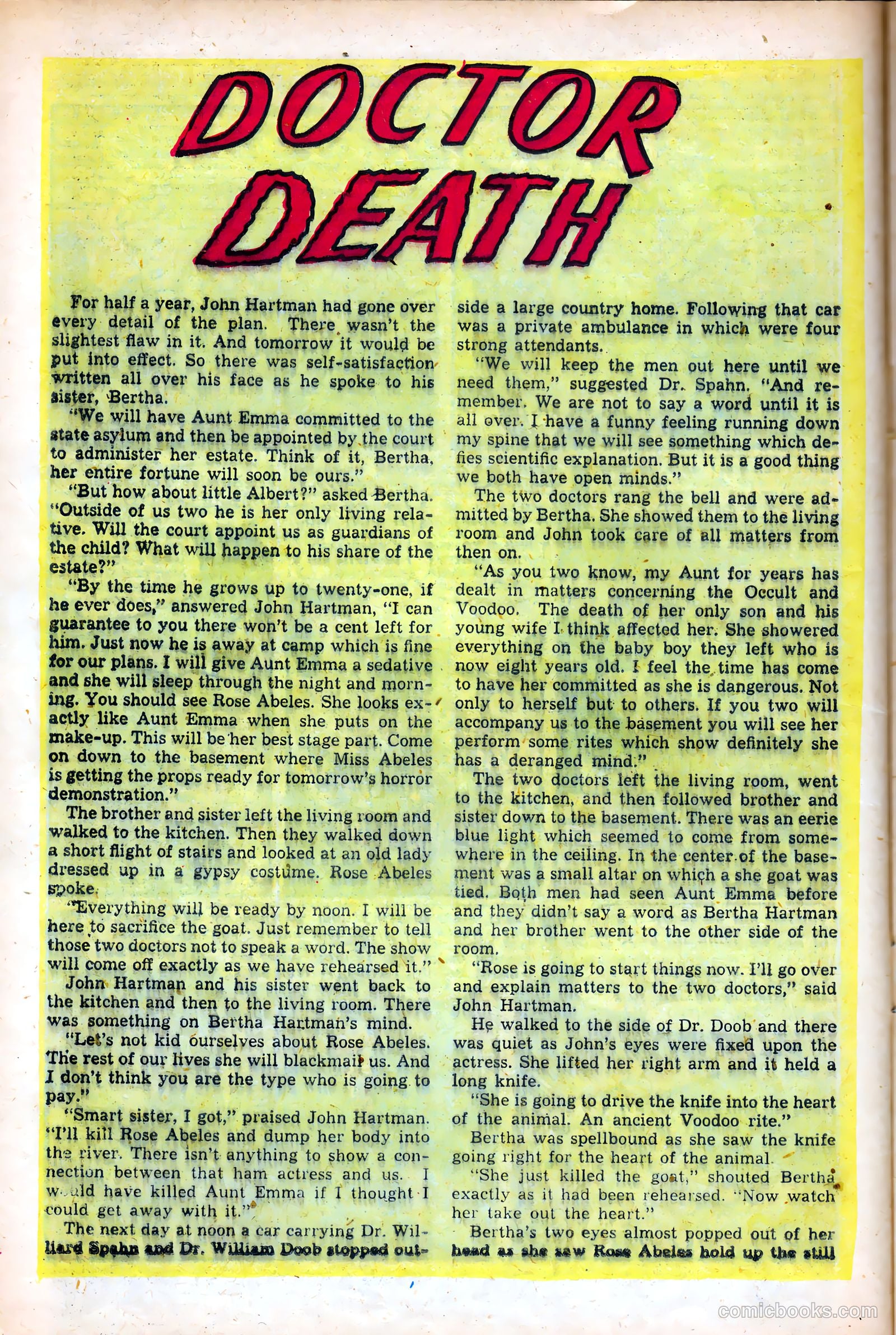 Haunted Thrills #14 (1954) — page 16 of 36