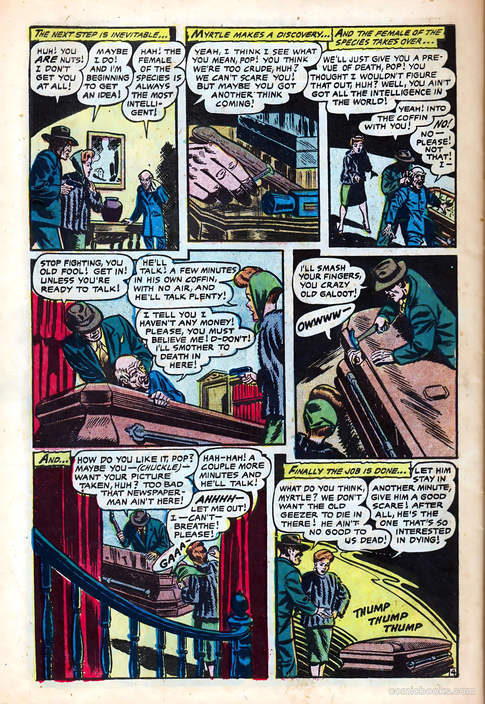 Haunted Thrills #14 (1954) — page 30 of 36