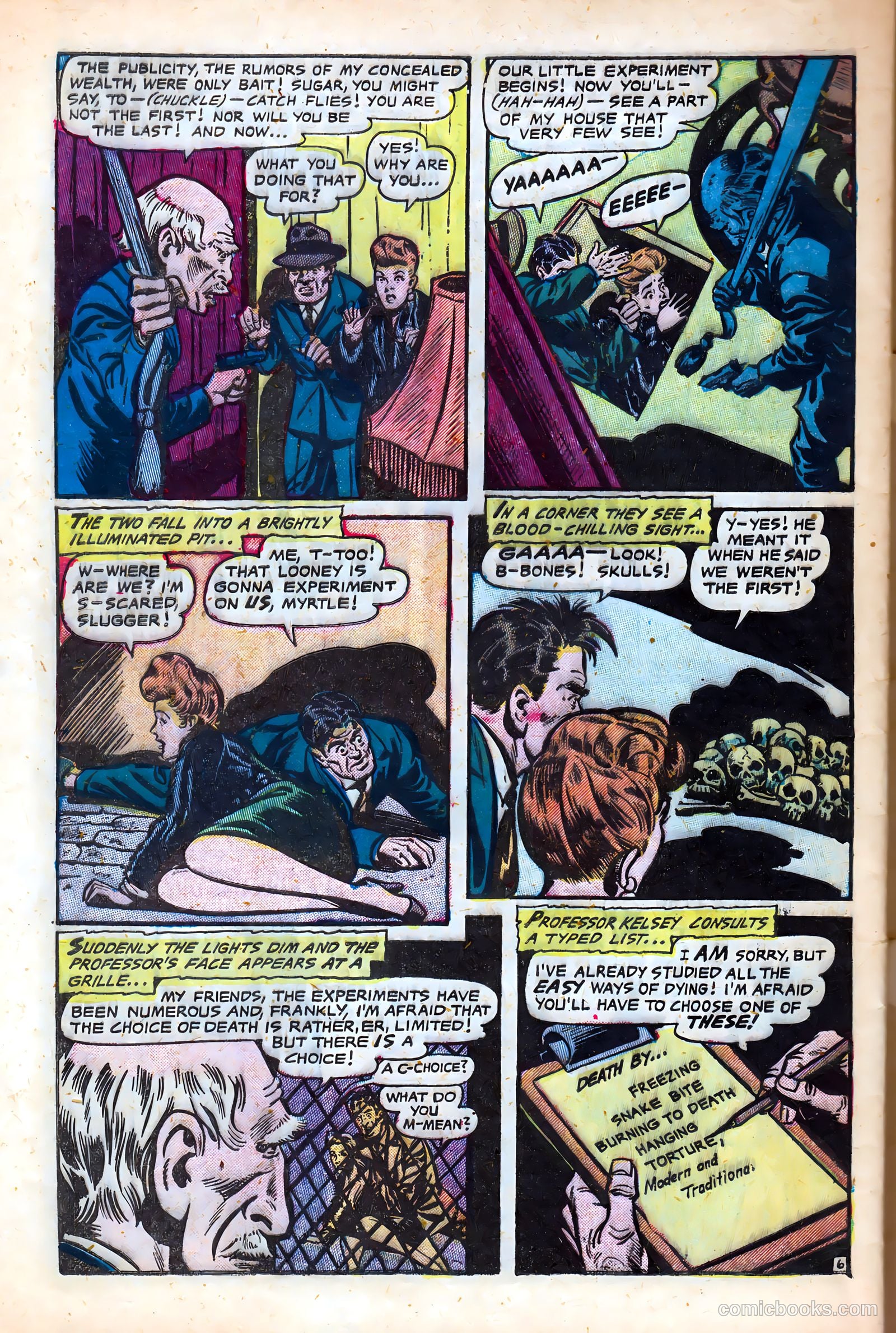 Haunted Thrills #14 (1954) — page 32 of 36