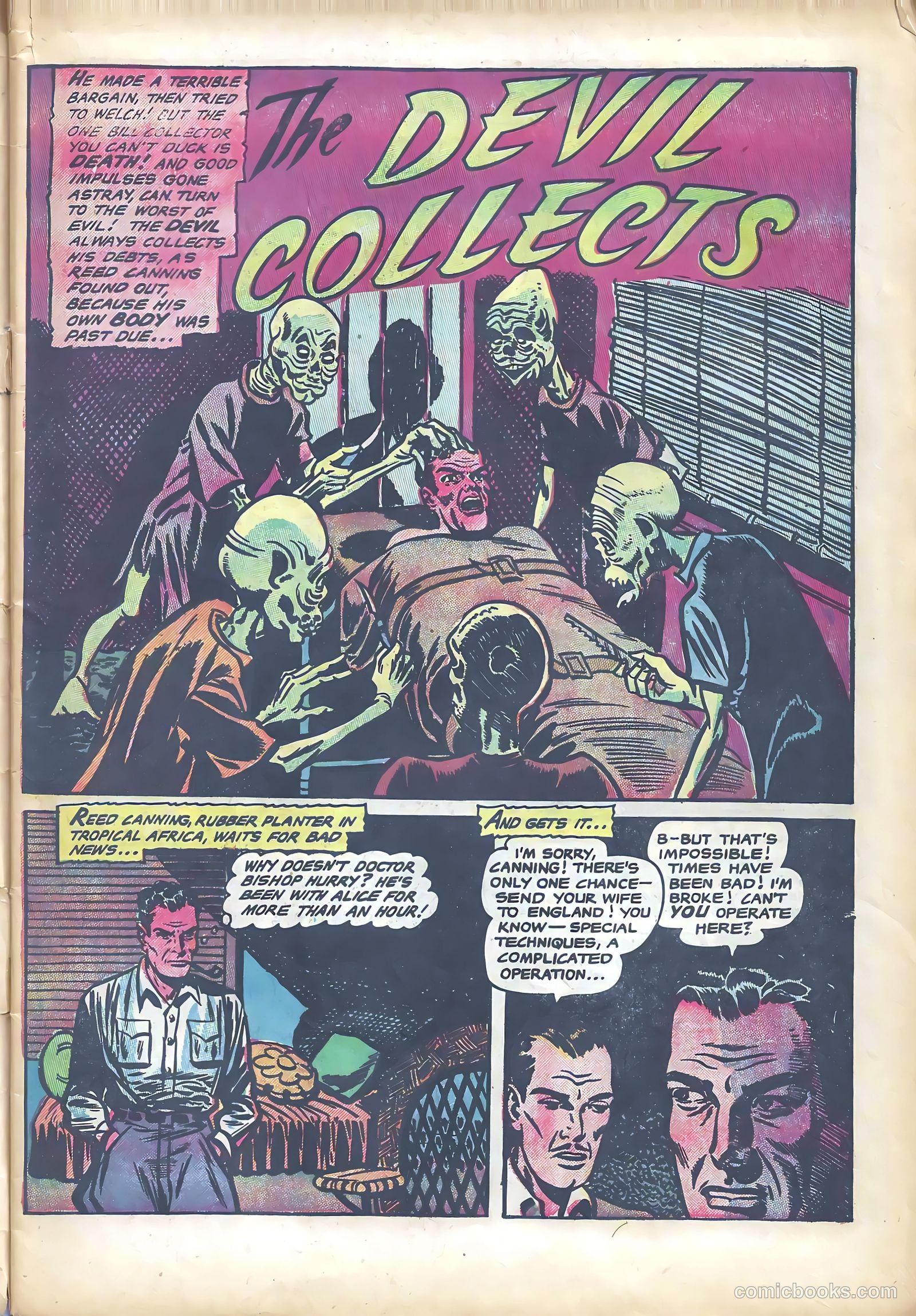 Haunted Thrills #15 (1954) — page 6 of 37
