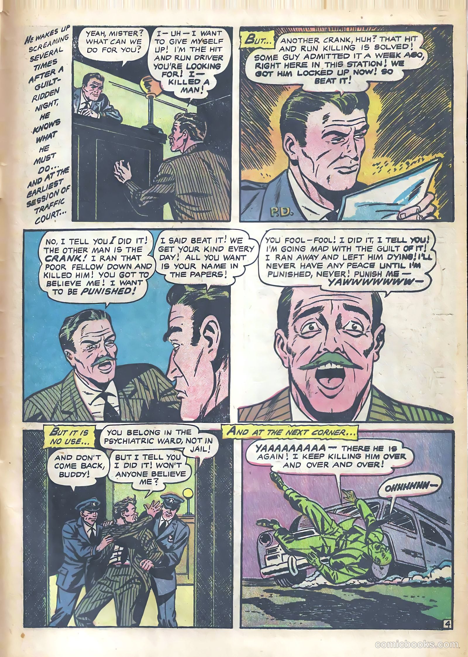 Haunted Thrills #15 (1954) — page 32 of 37