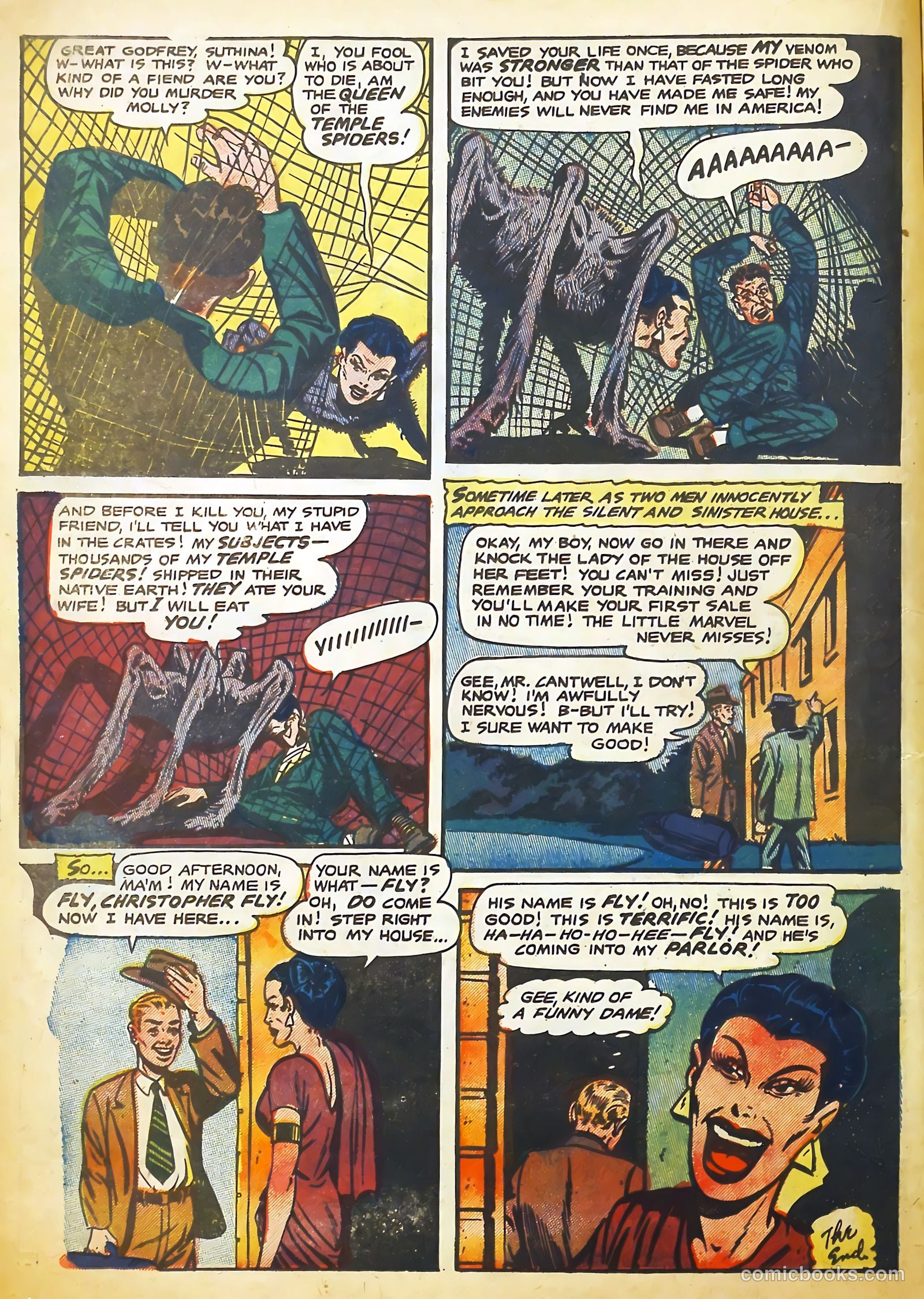 Haunted Thrills #16 (1954) — page 16 of 35