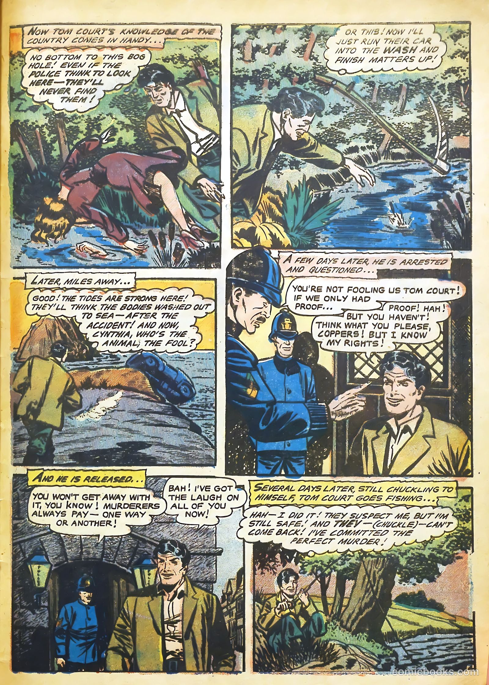 Haunted Thrills #16 (1954) — page 30 of 35