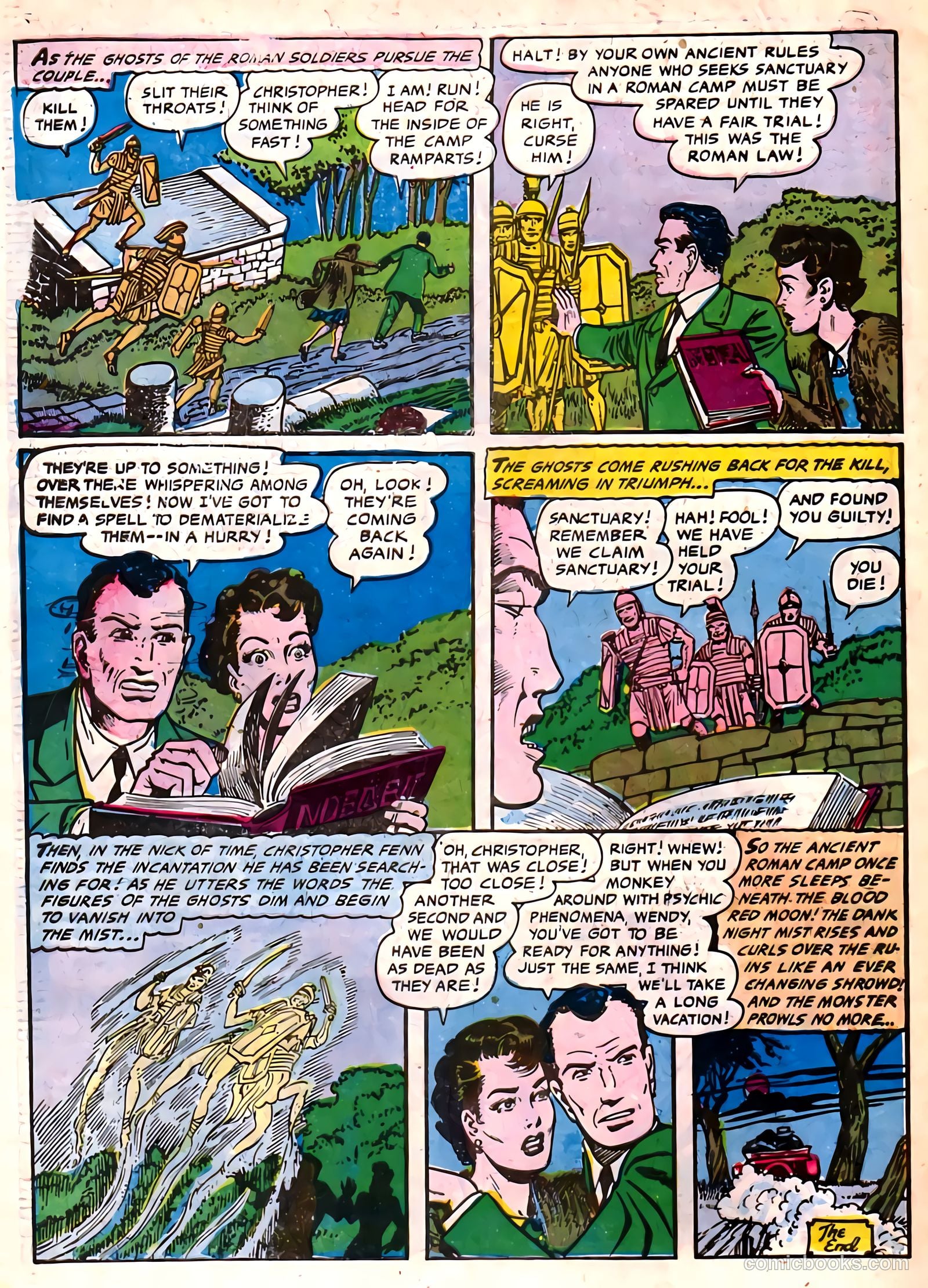 Haunted Thrills #17 (1954) — page 32 of 36