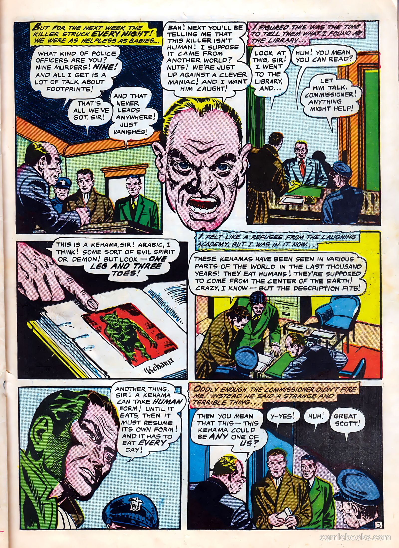 Haunted Thrills #18 (1954) — page 21 of 36