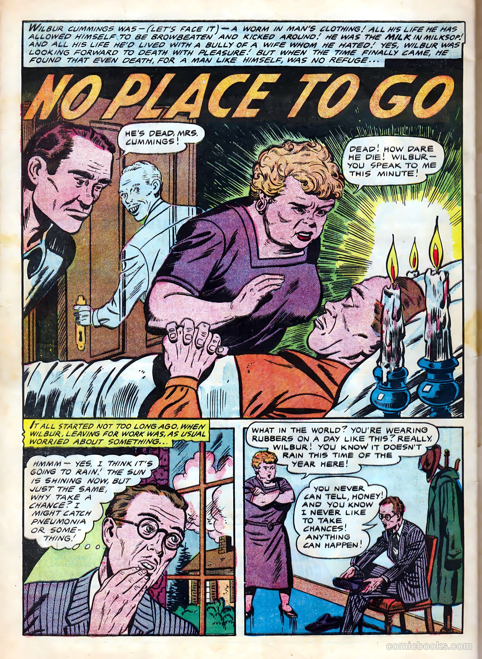 Haunted Thrills #18 (1954) — page 28 of 36