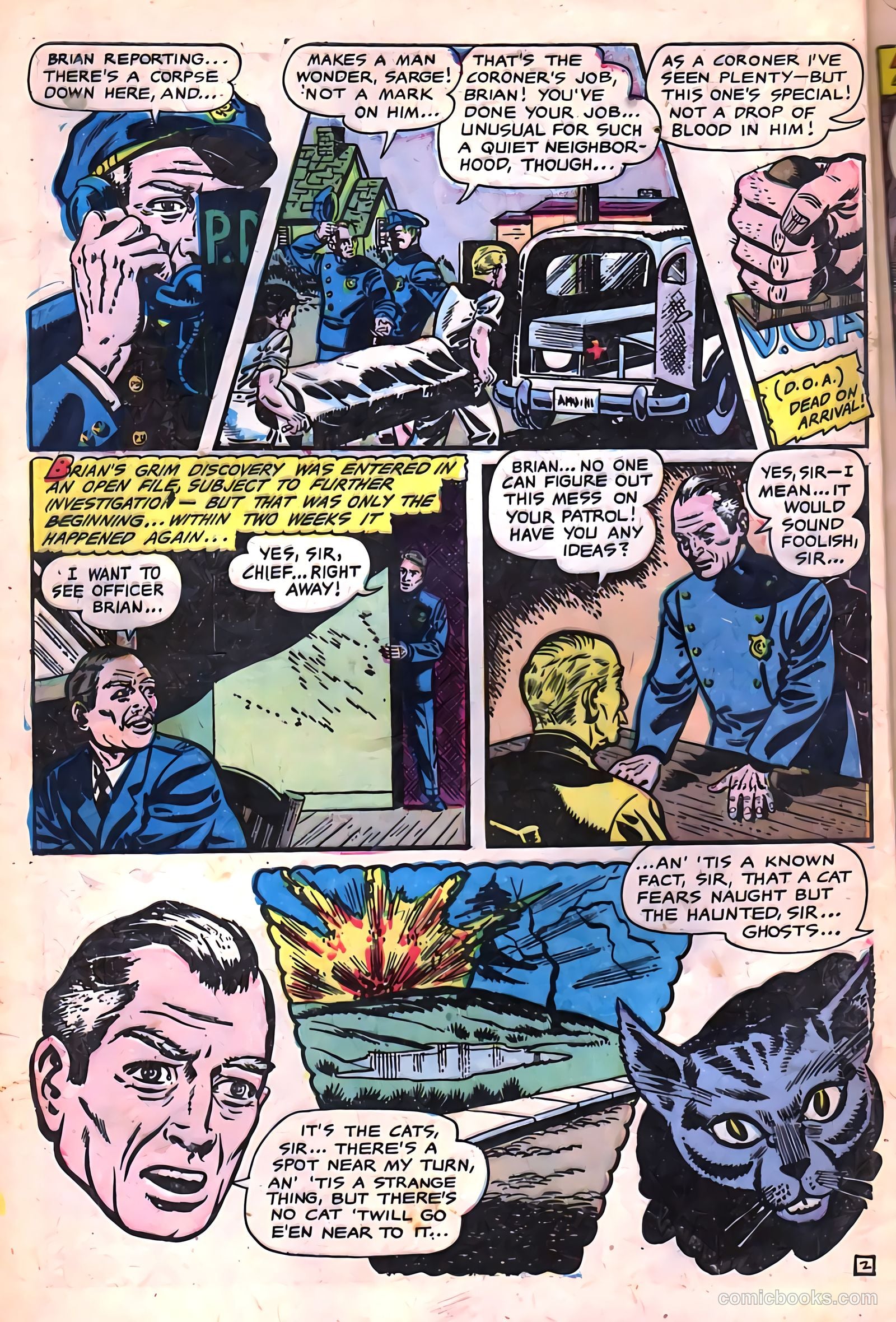 Haunted Thrills #3 (1952) — page 4 of 36