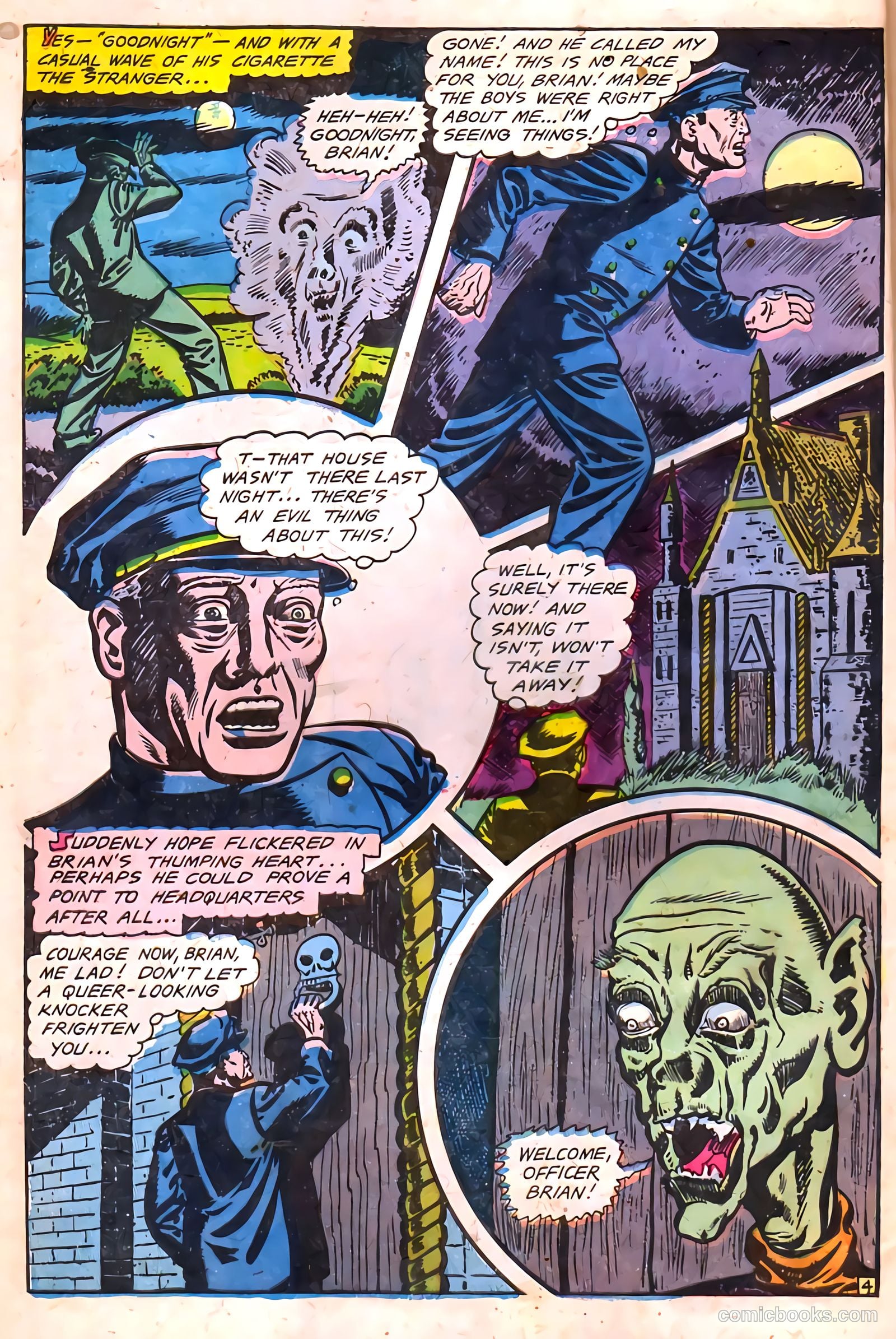 Haunted Thrills #3 (1952) — page 6 of 36