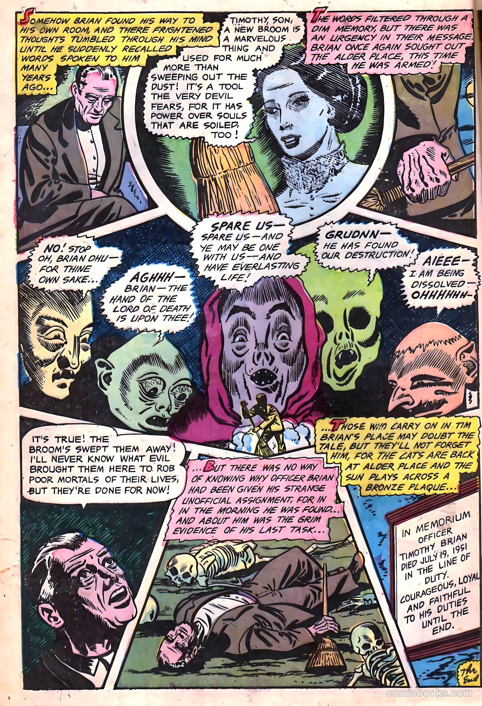 Haunted Thrills #3 (1952) — page 8 of 36