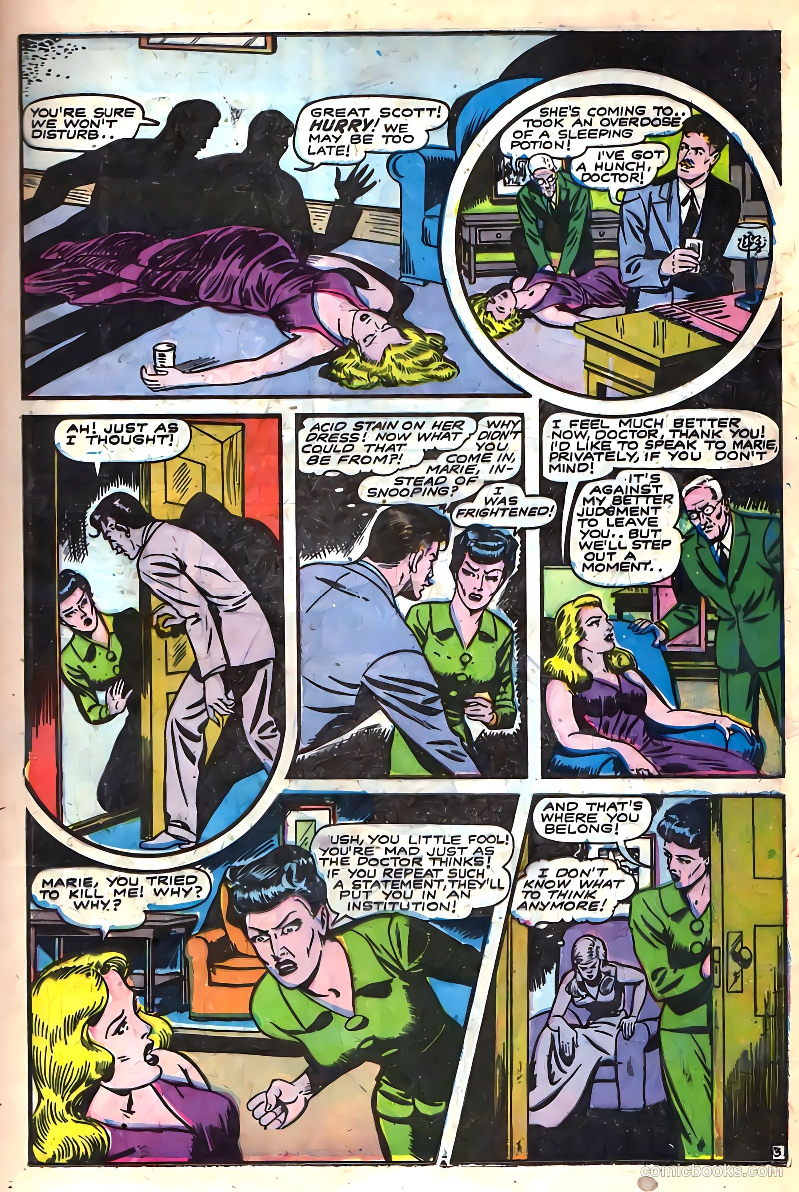 Haunted Thrills #3 (1952) — page 21 of 36