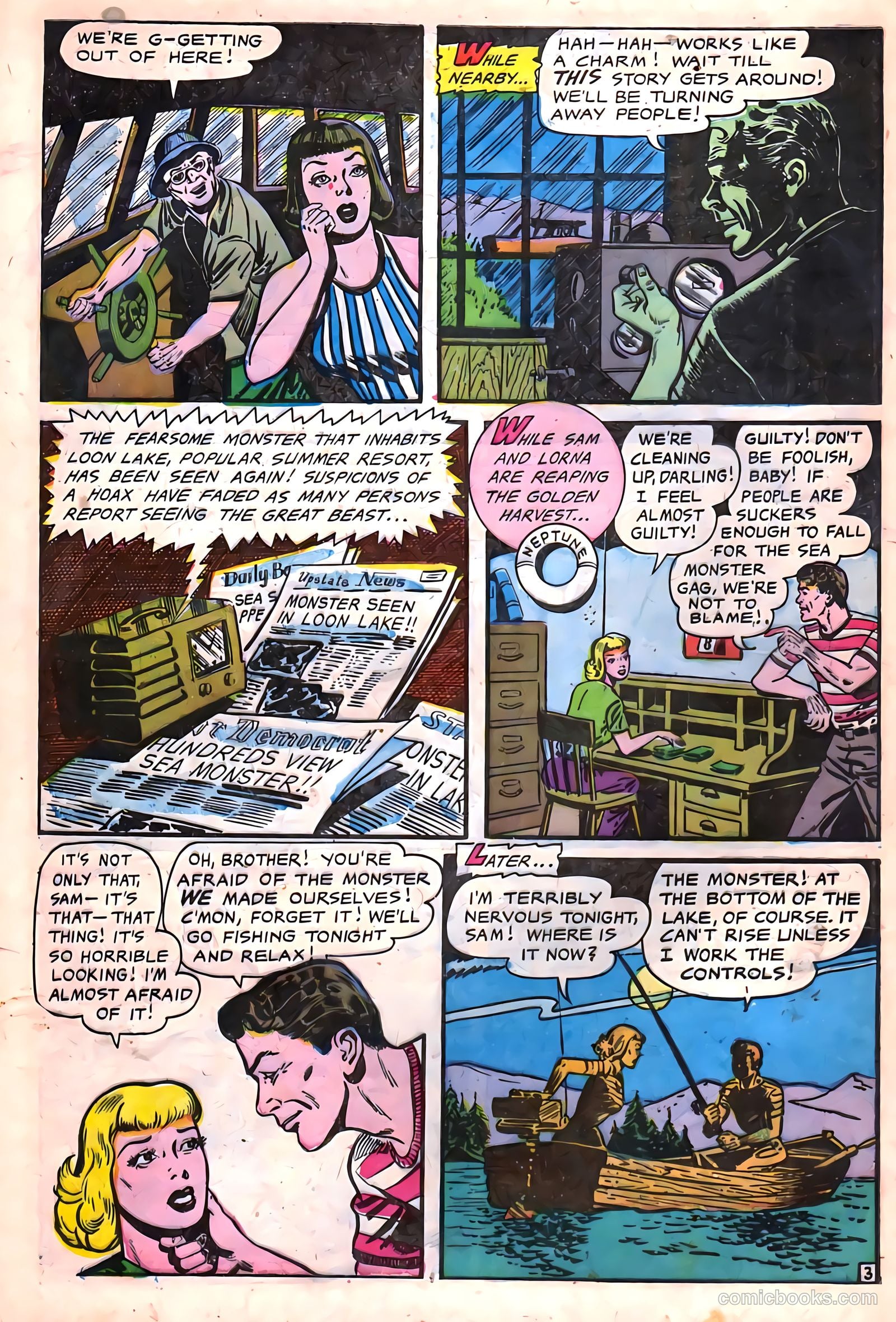 Haunted Thrills #3 (1952) — page 28 of 36