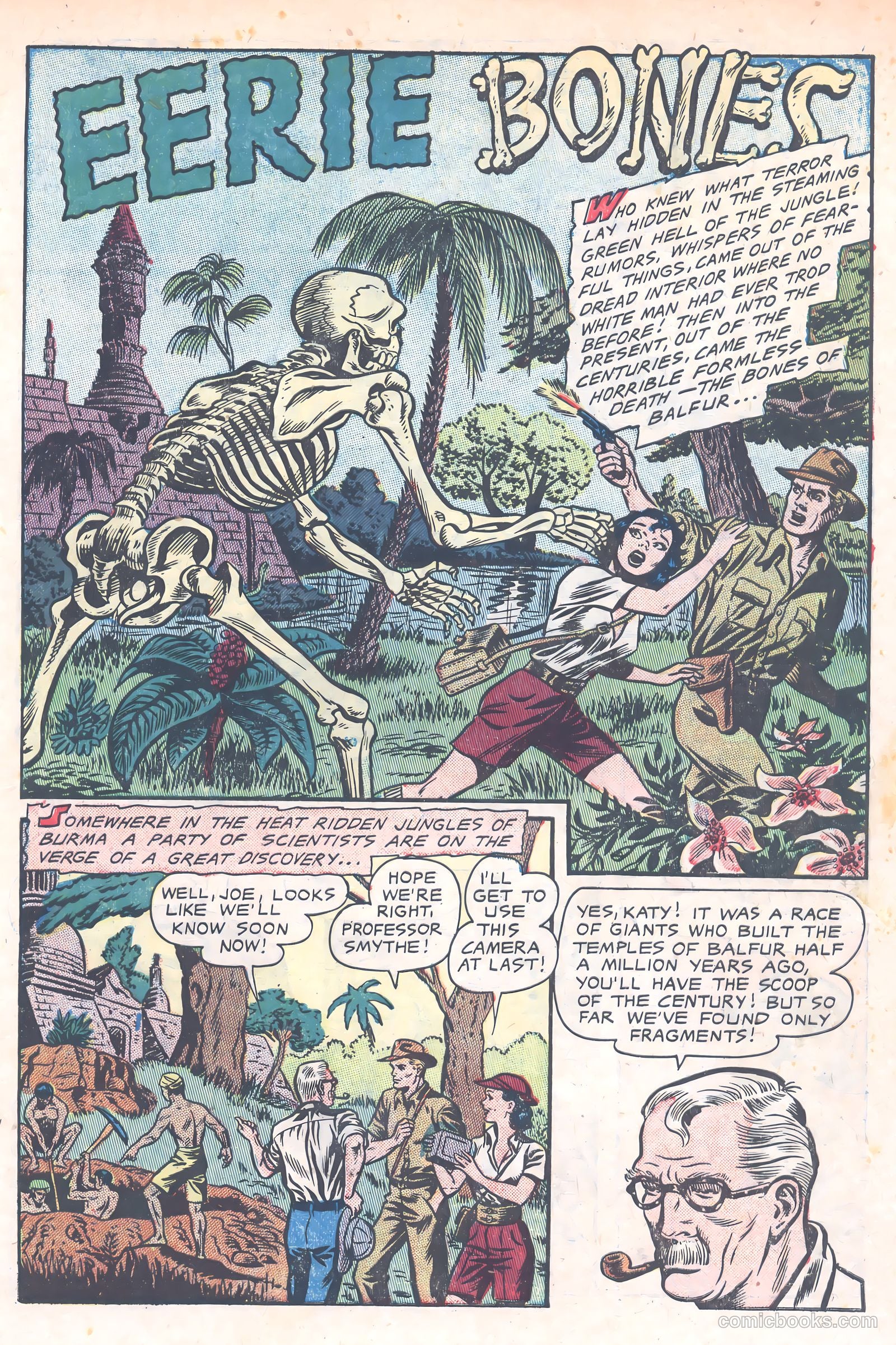 Haunted Thrills #4 (1952) — page 3 of 36