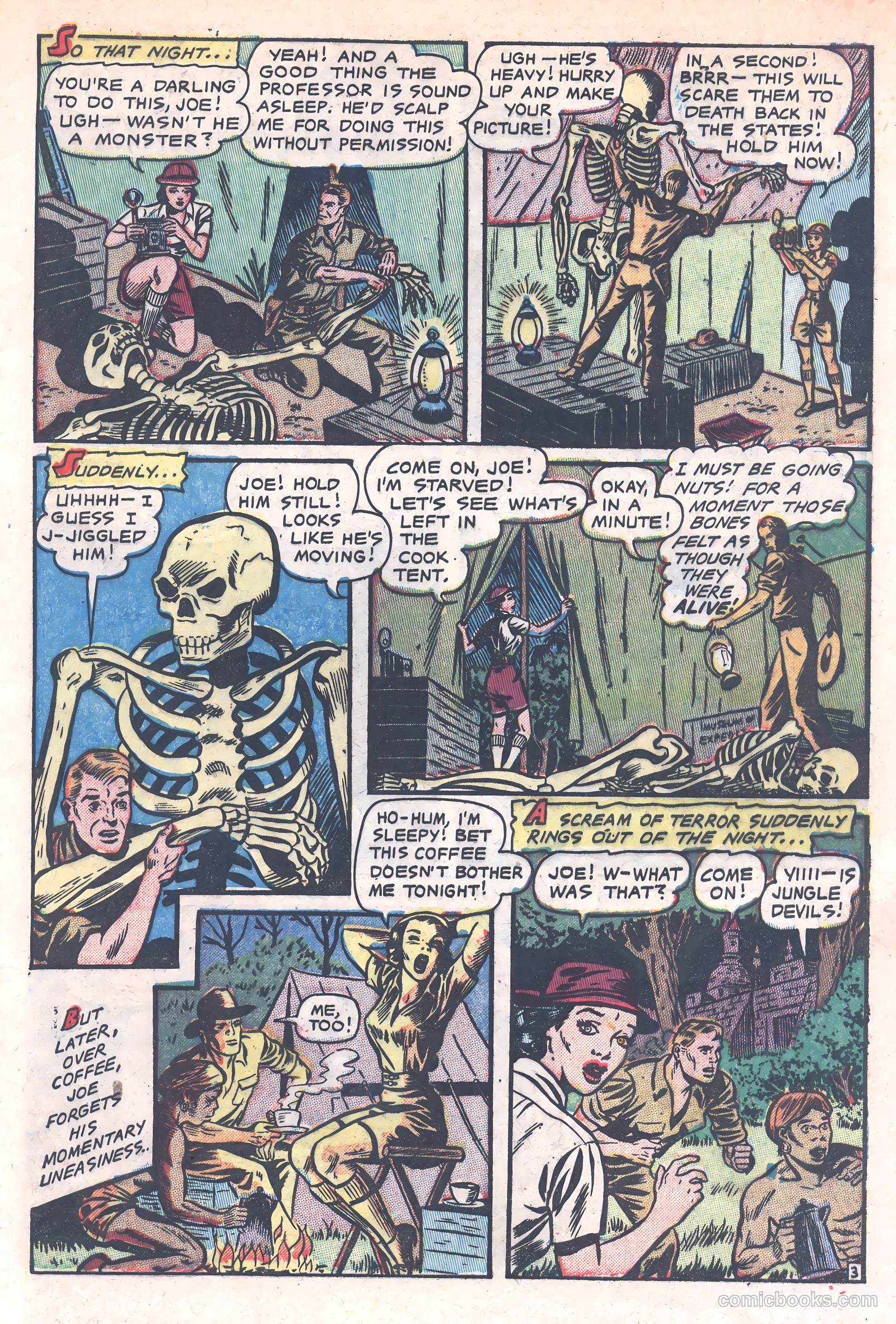 Haunted Thrills #4 (1952) — page 5 of 36