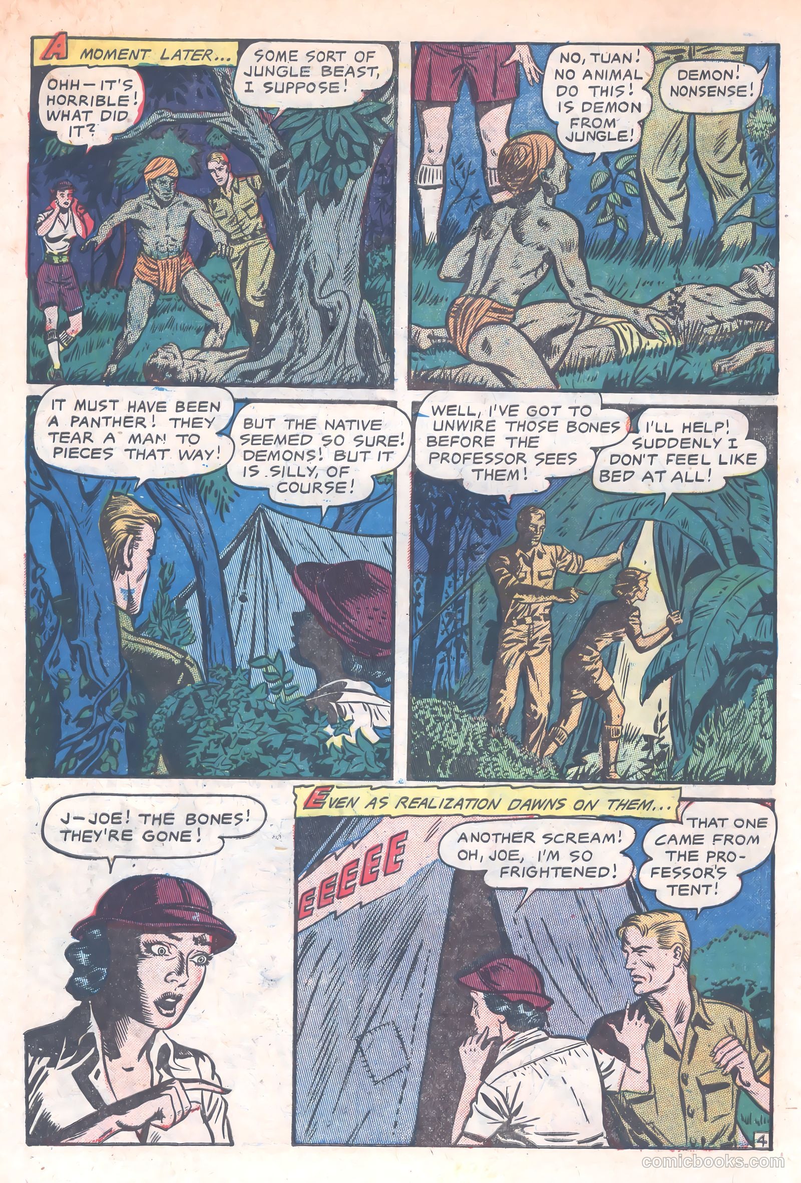 Haunted Thrills #4 (1952) — page 6 of 36