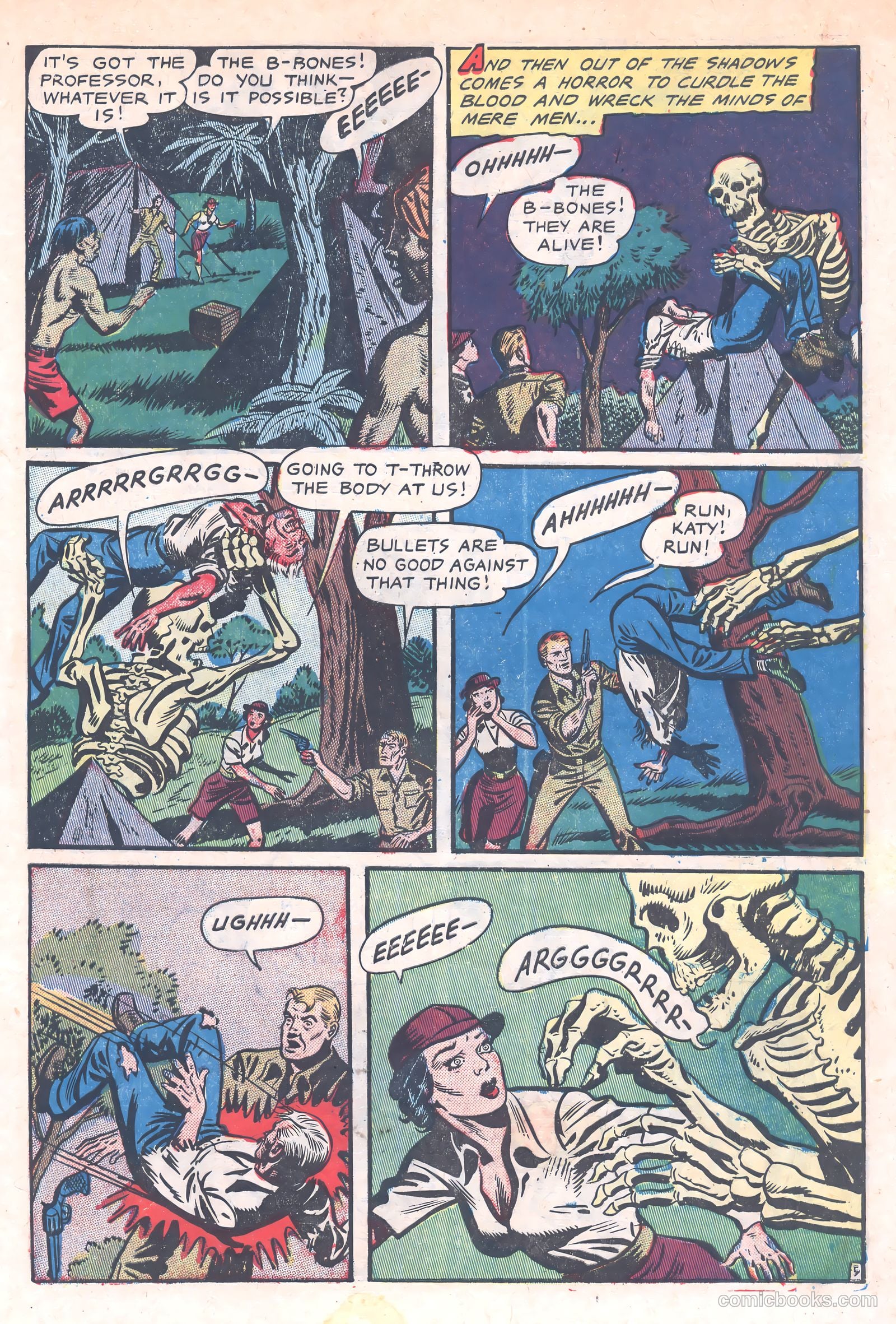 Haunted Thrills #4 (1952) — page 7 of 36