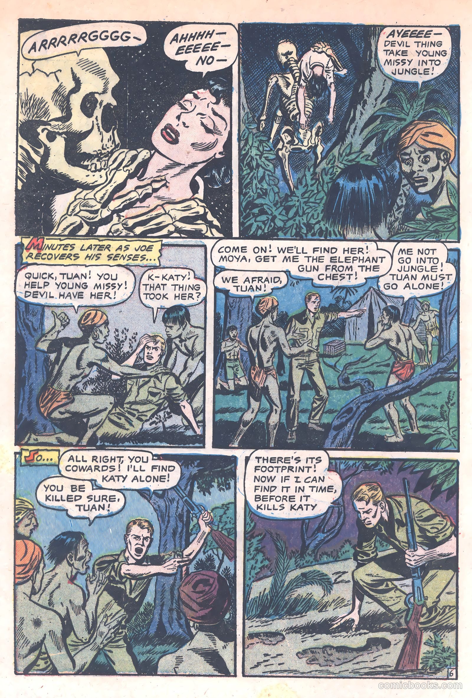 Haunted Thrills #4 (1952) — page 8 of 36